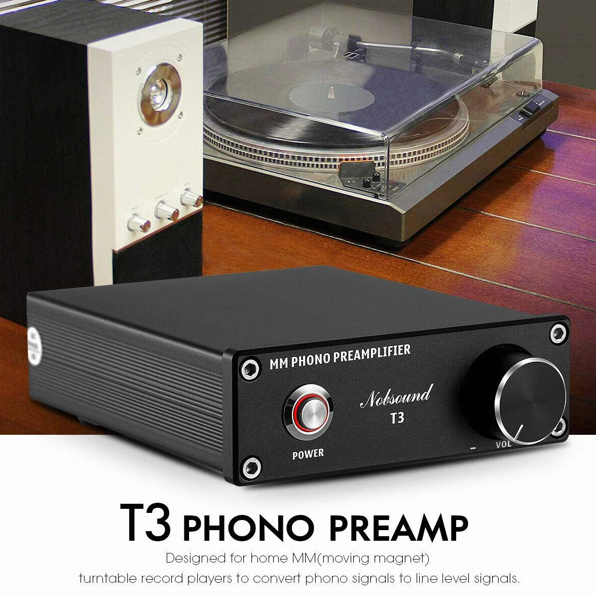 Nobsound Mini HiFi MM Preamplificatore RIAA per giradischi