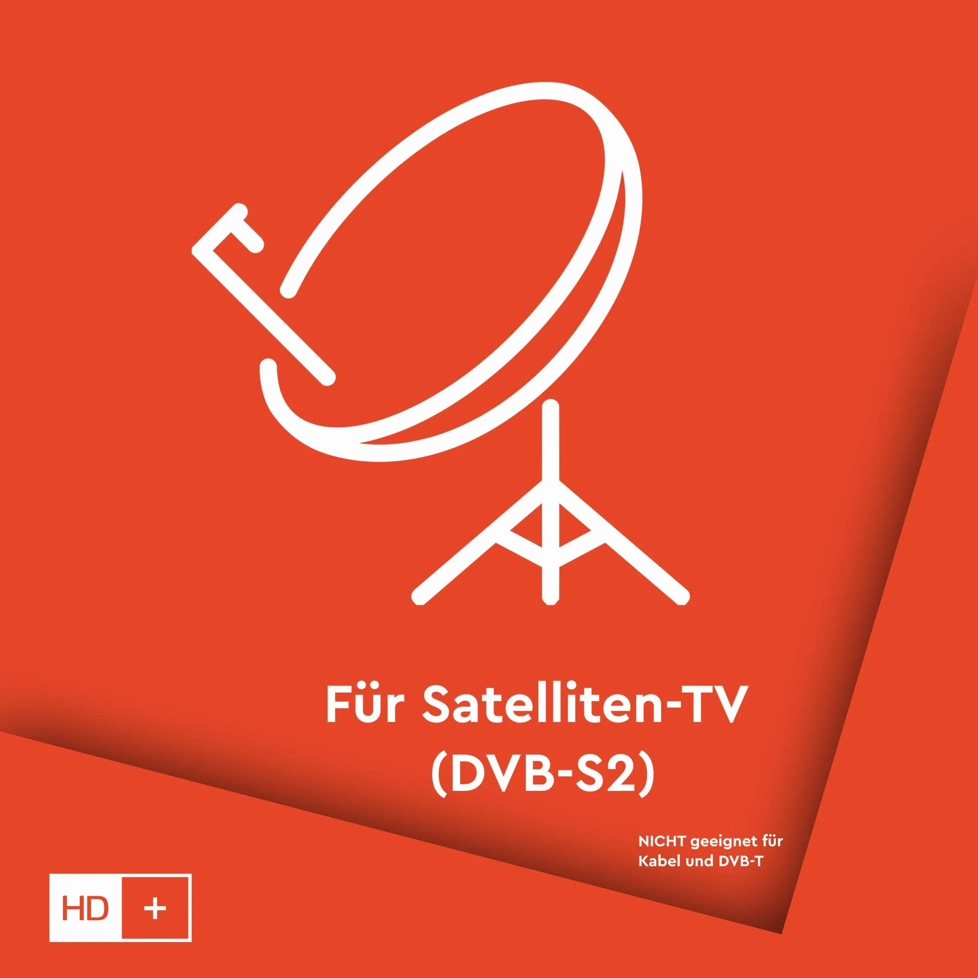 Scheda HD +, durata per 12 mesi, Televisore in luminosa qualità HD (lingua italiana non garantita)