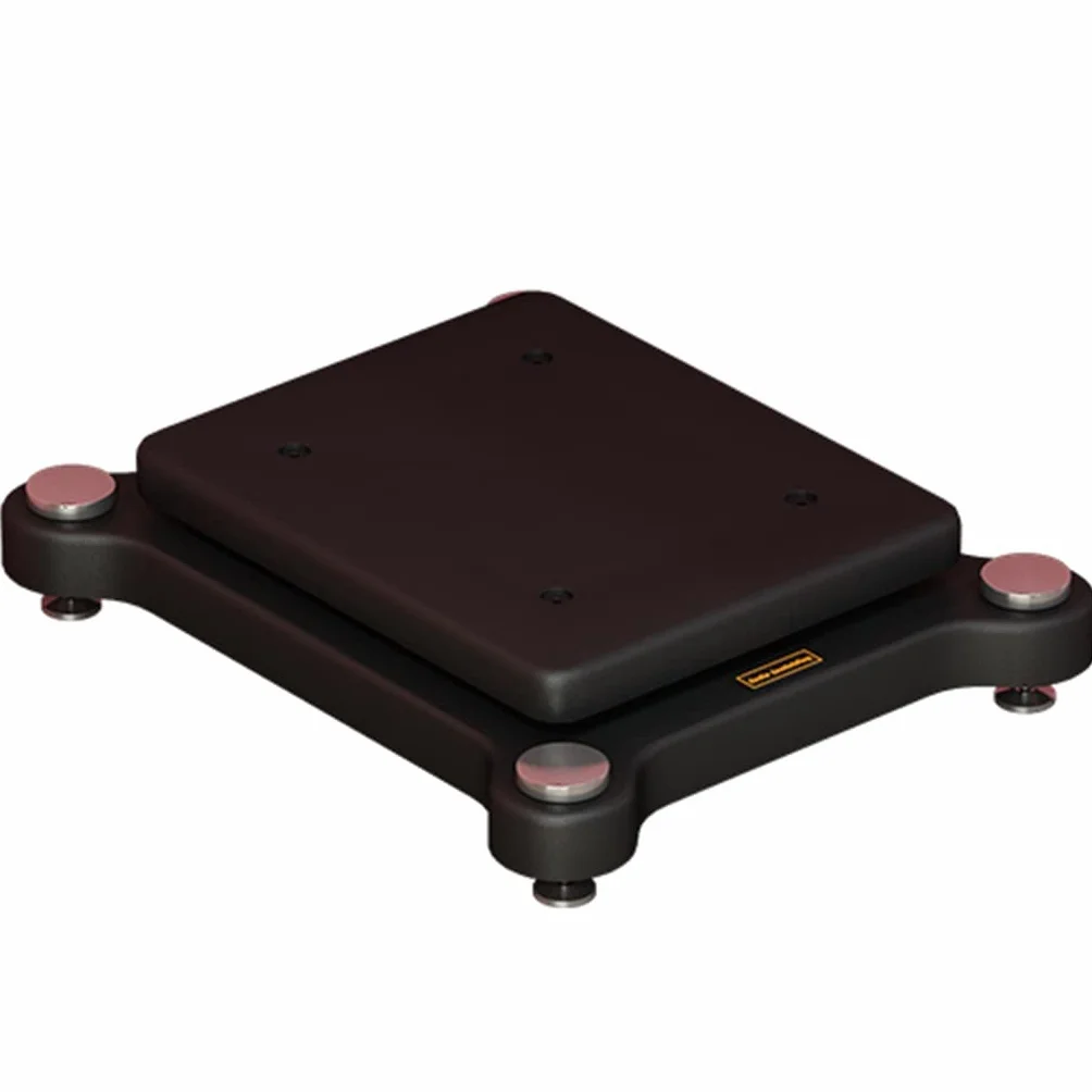Supporto per Amplificatore Audio Supporto per Isolamento Subwoofer Riser per Altoparlanti Audio da Tavolo Supporti per Altoparlanti da Pavimento A Doppio Strato con Punte di Rame Fisse