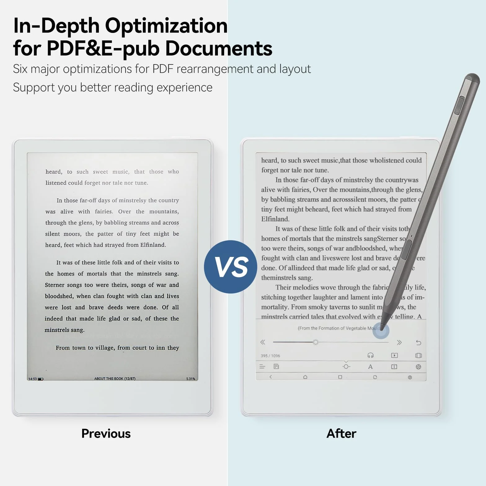 Meebook E-Reader M8 | Schermo Eink Carta 7.8' | 300PPI Smart Light | Android 14 | Processore Octa Core | Doppio microfono e altoparlanti | Supporto Play Store | Scrittura a mano | 4GB+64GB | Bianco