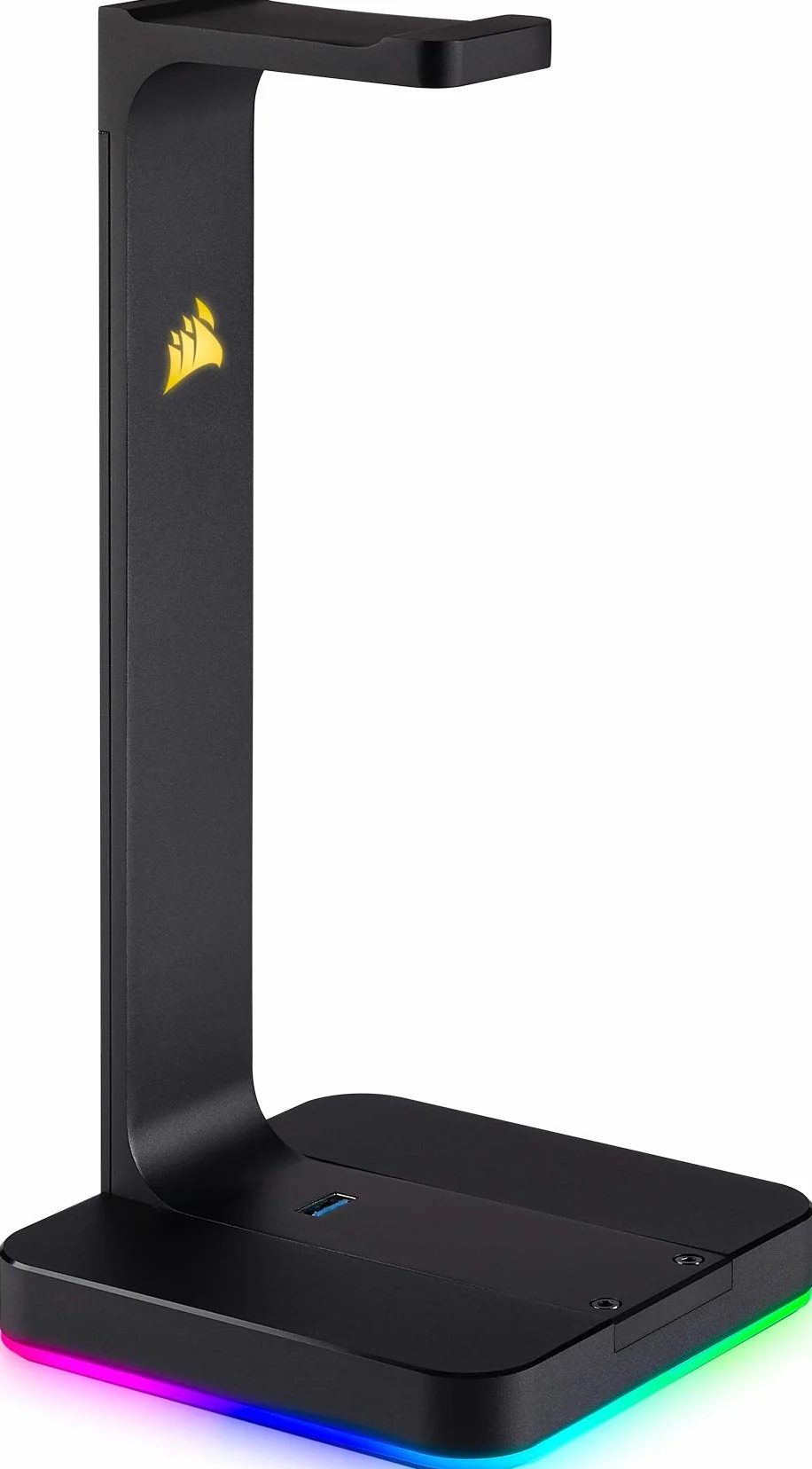 Corsair ST100 RGB Porta Cuffie Premium con Scheda Audio 7.1 Surround Integrata, Nero