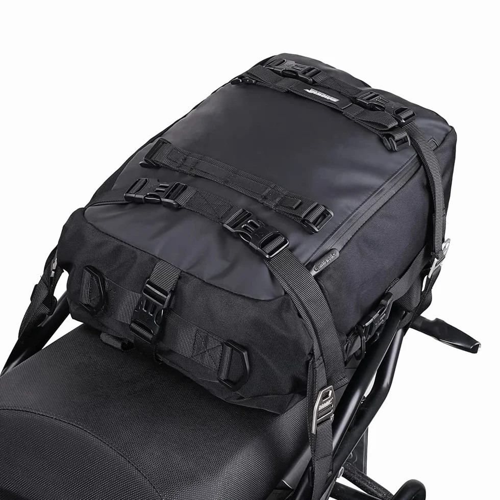 ENJOHOS Borsa Moto Posteriore Impermeabile 20L Zaino Moto Sella Serbatoio
