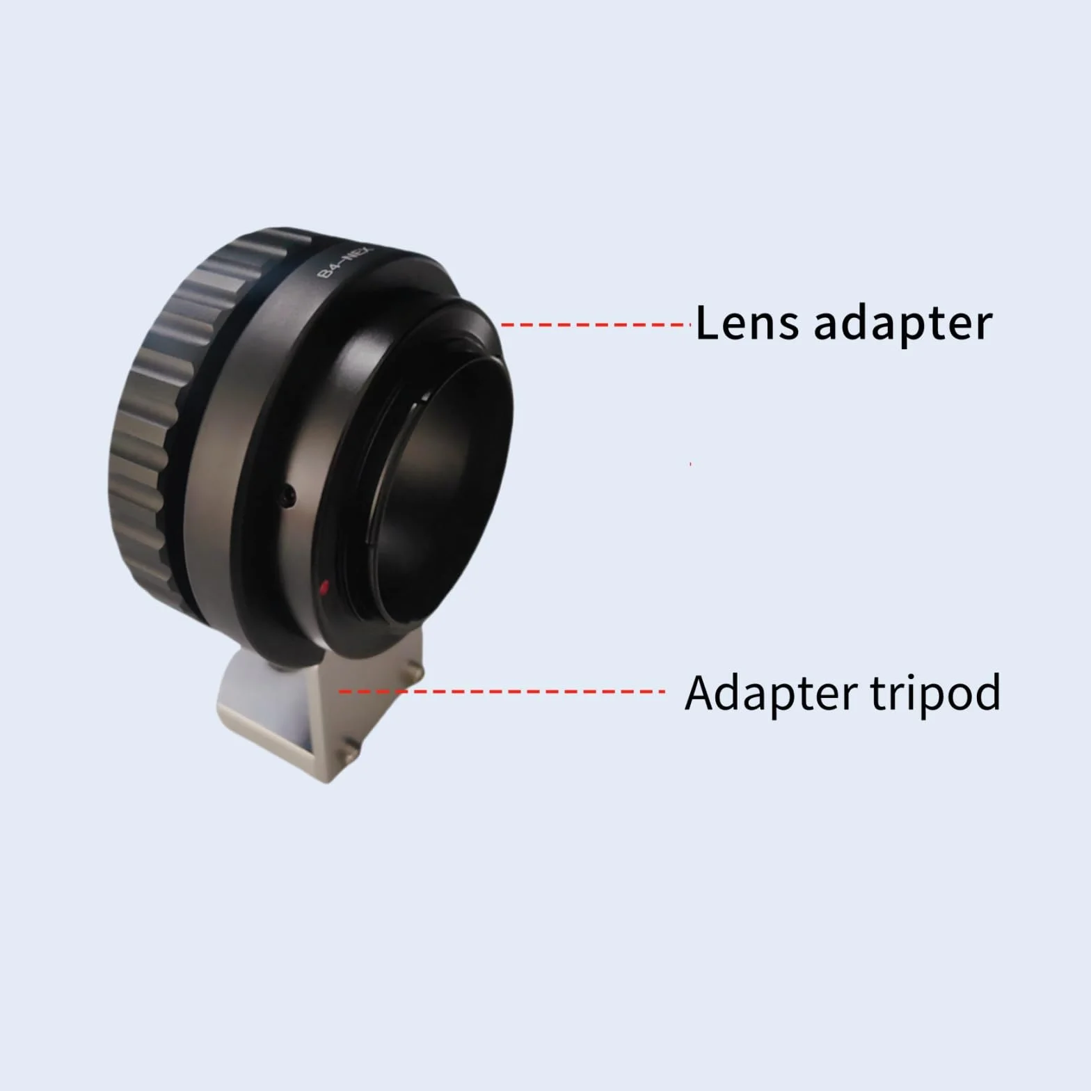 B4-NEX - Adattatore per obiettivo B4 2/3", compatibile con fotocamera Alpha E-Mount a7,a7S,a7II,NEX-3 NEX-5,NEX-C3,NEX-5N,NEX-7,NEX-F3,NEX-5R,NEX-6,B4 to NEX con treppiede