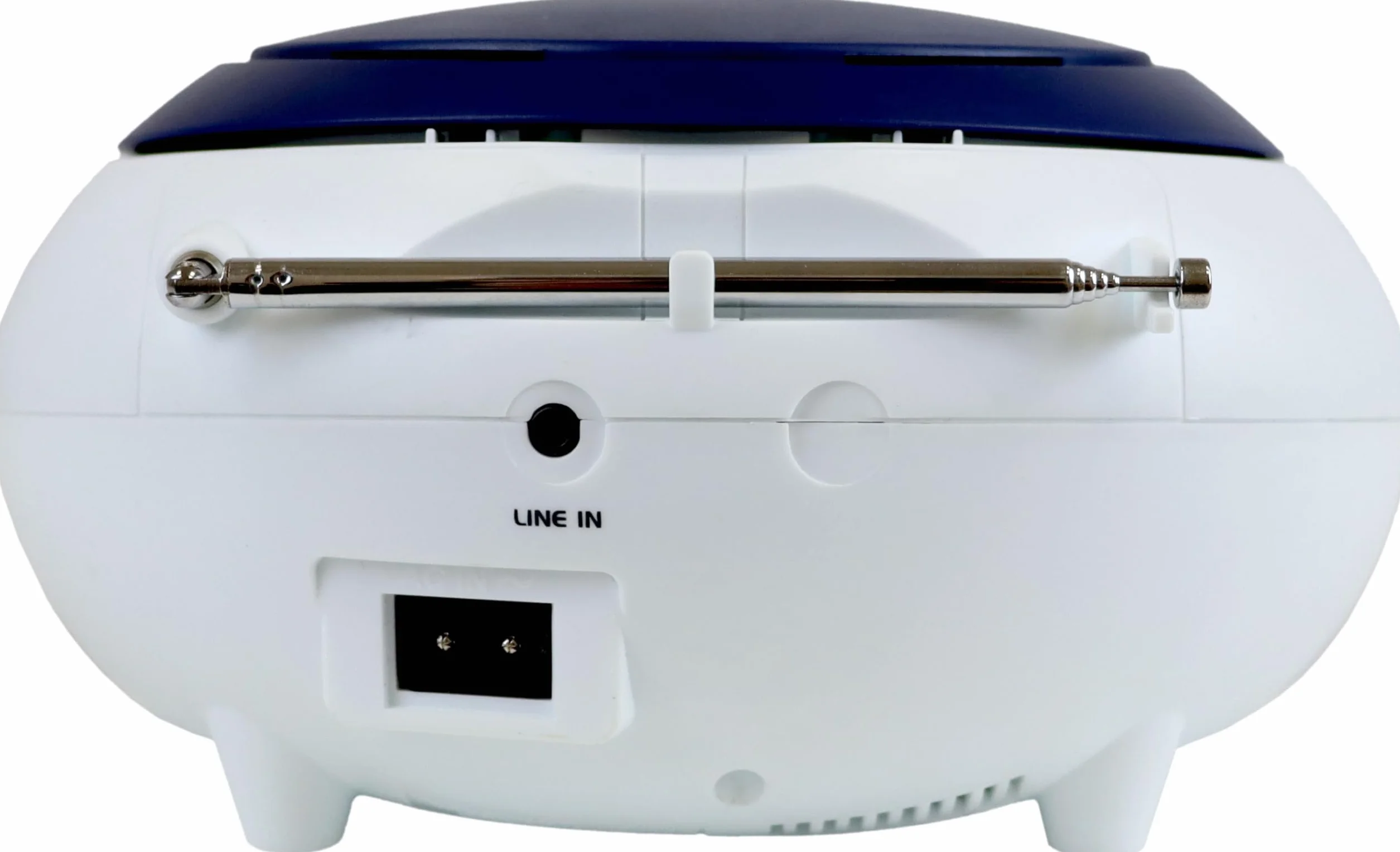 Majestic AH-265 Dab - Boom Box Portatile Radio Dab/Dab+/FM Stereo, Lettore CD/MP3, ingressi USB/AUX-in, BiancoBlu