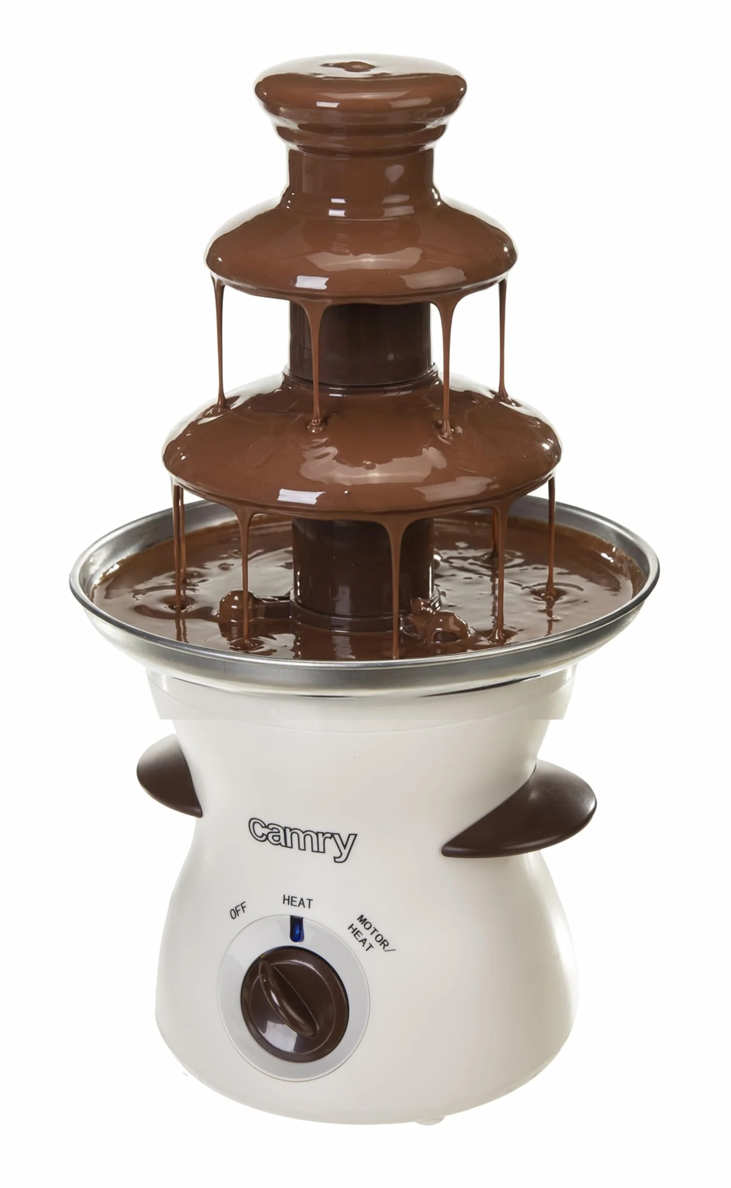 Fontana Di Cioccolato Fuso 190 W 3 Livelli Carmy Premium