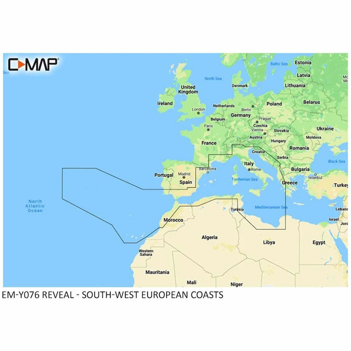 C-Map Em-Y076 Micro SD con Adattore