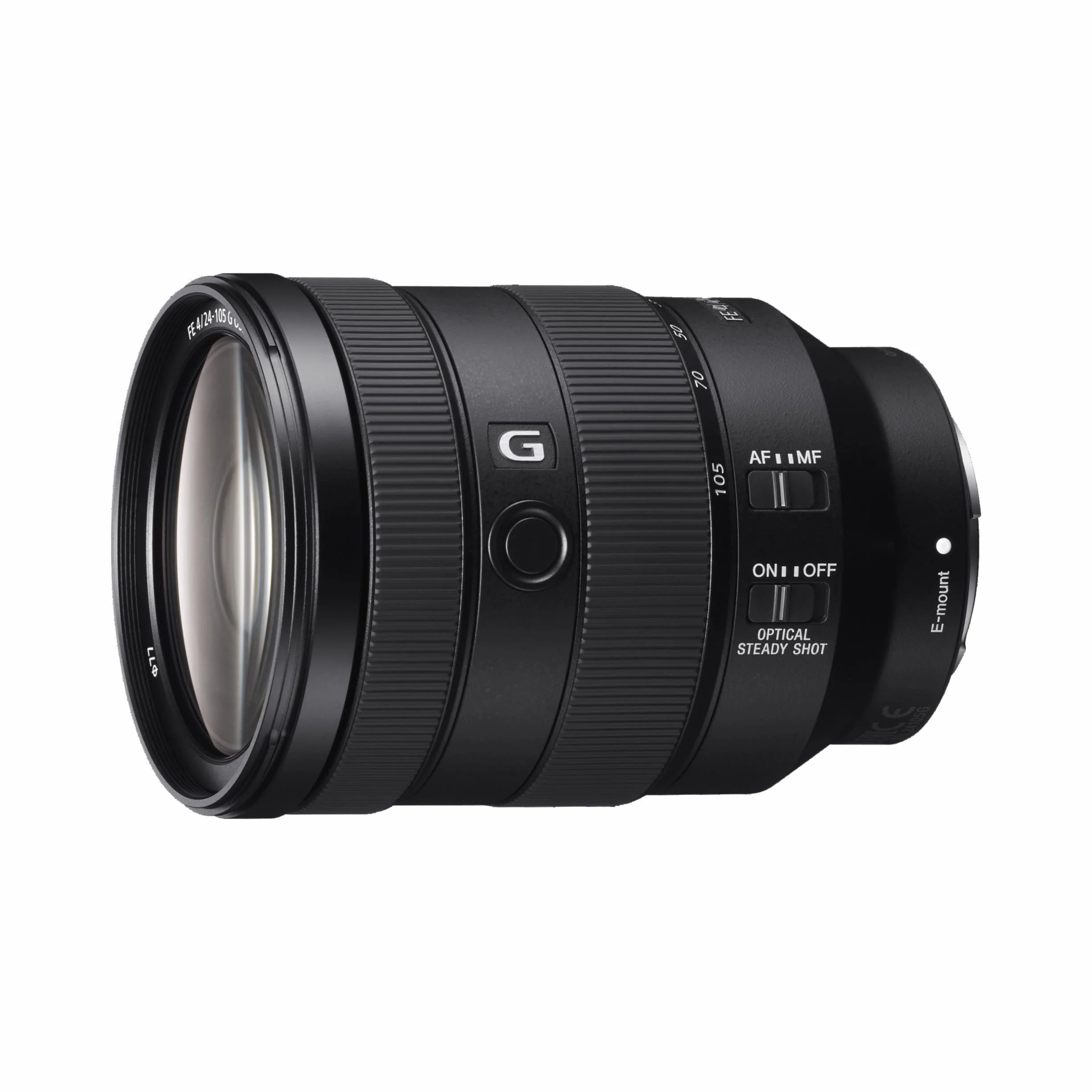 Sony SEL24105G – Obiettivo zoom standard 24–105 mm F4 G OSS per full frame e APS-C (attacco E-Mount, ideale per l'uso quotidiano e i viaggi, compatibile con la serie A7, ZV-E10, A6400, A6700)