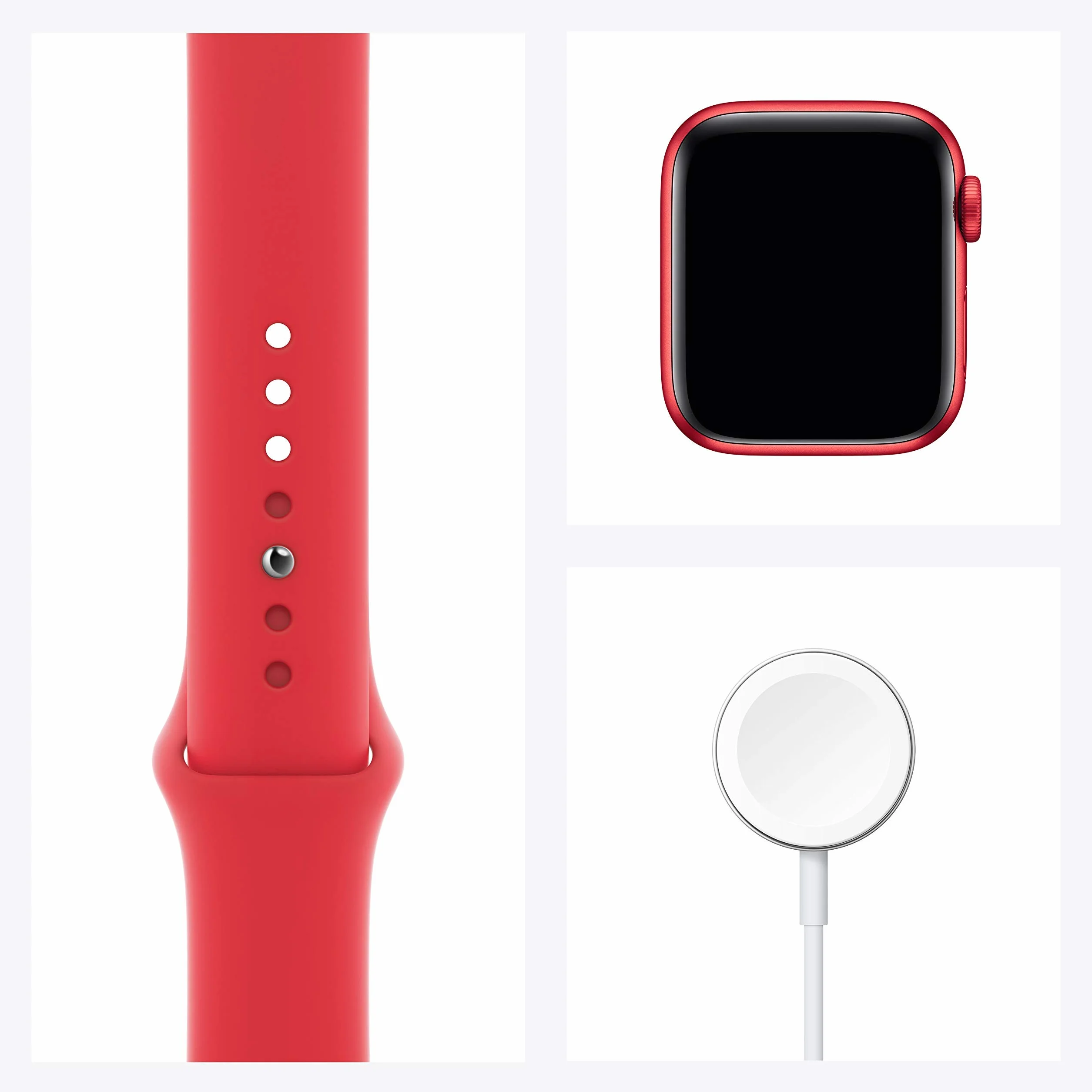 Apple Watch Series 6 GPS + Cellular, cassa in alluminio PRODUCT (RED) da 40 mm con cinturino sportivo PRODUCT (RED) (Ricondizionato)