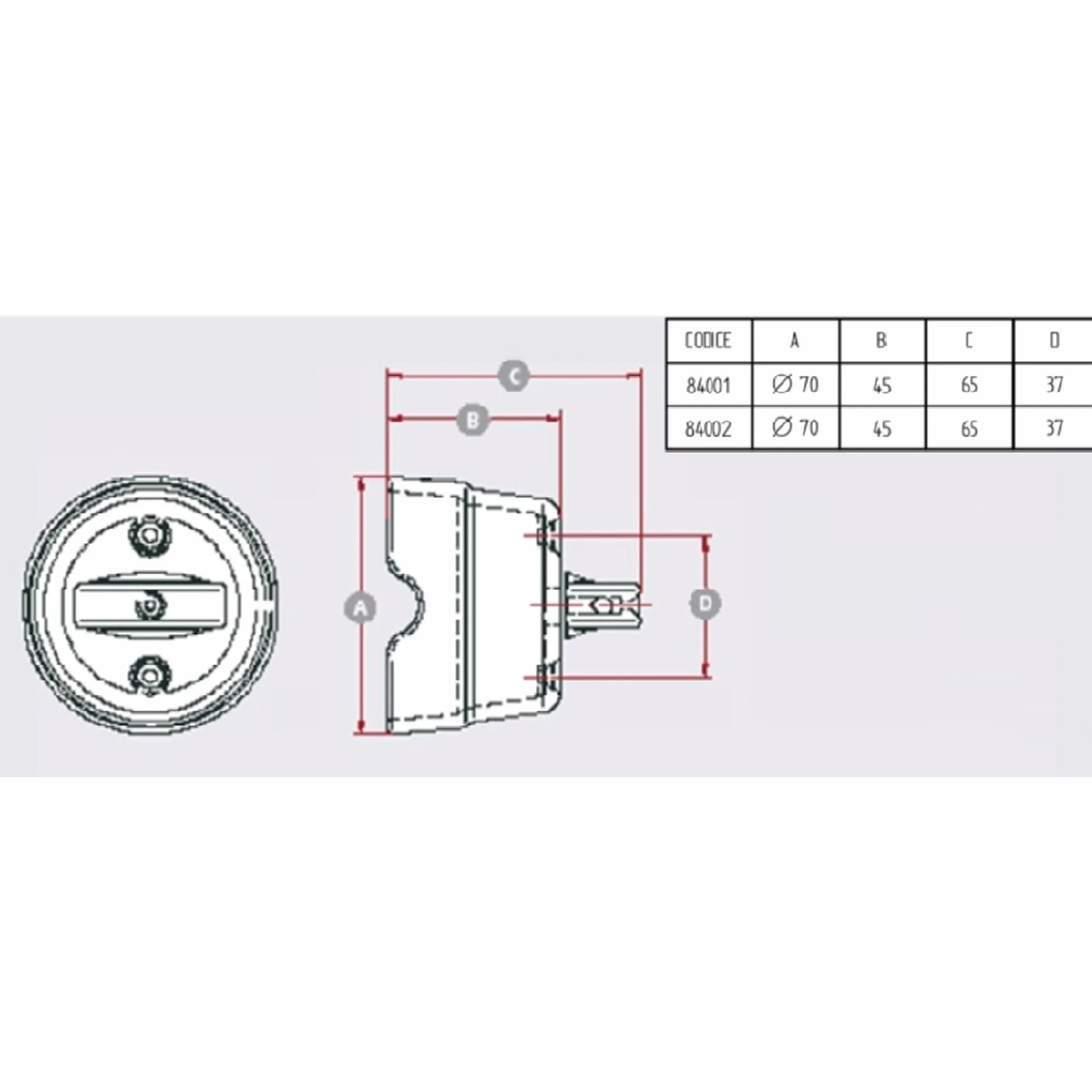 FANTON Pulsante rotativo a manopola in ceramica stile retrò marrone da parete 10AX 250V