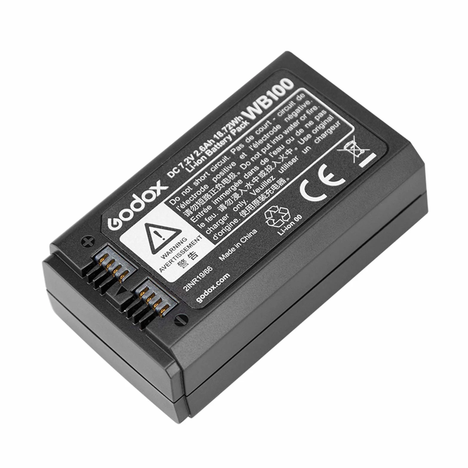 Godox WB100 Li-ion Battery for Godox AD100PRO Flash