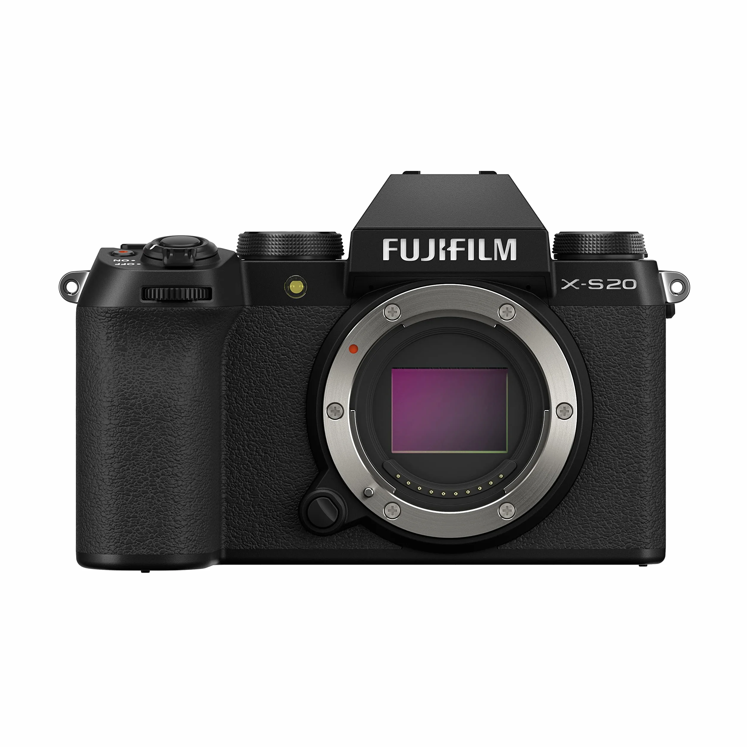 Fujifilm X-S20 Fotocamera Digitale Mirrorless 26MP, solo corpo, Sensore X-Trans CMOS 4 APS-C, X-Processor 5, IBIS, Filmati 6.2K 30p, Mirino EVF, Schermo LCD 3" Touch vari-angle, Nero