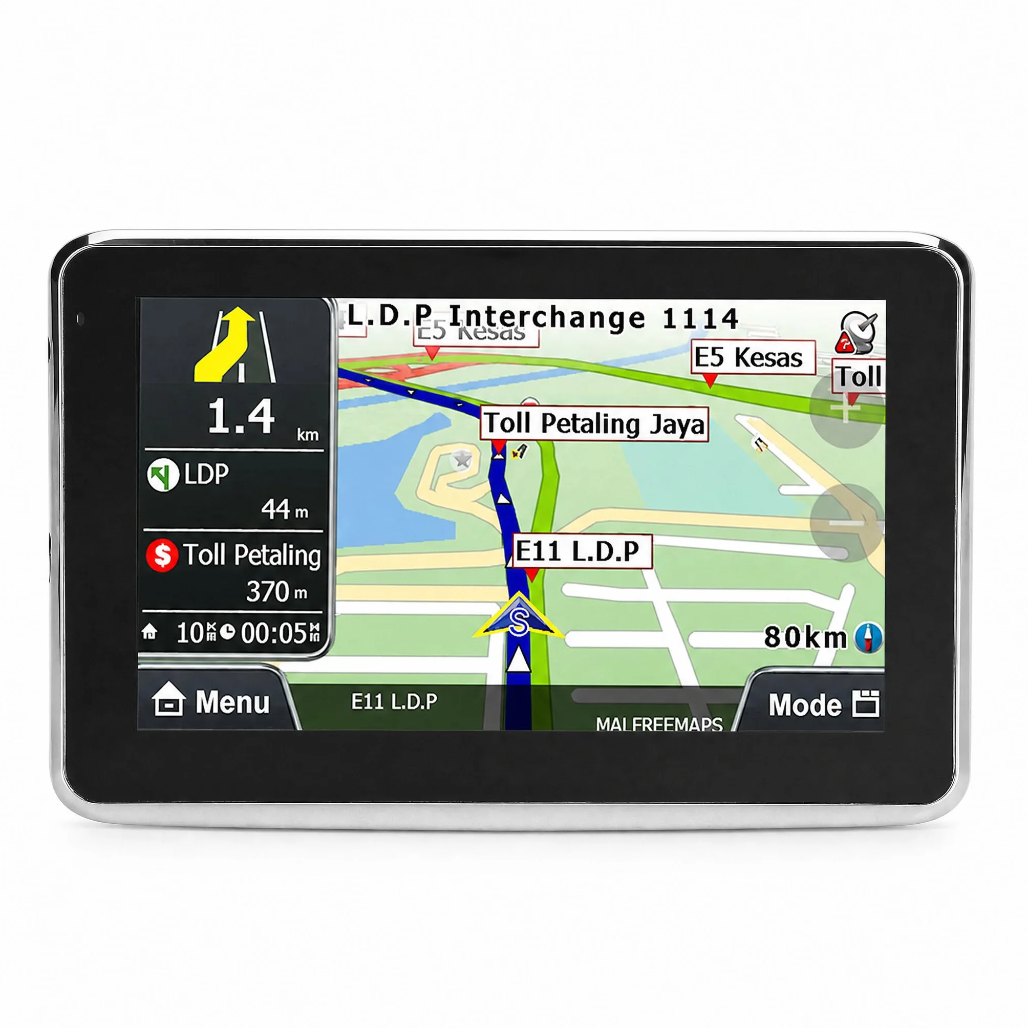 Navigatore GPS Touch Screen 5 Pollici Universale per Auto Camion
