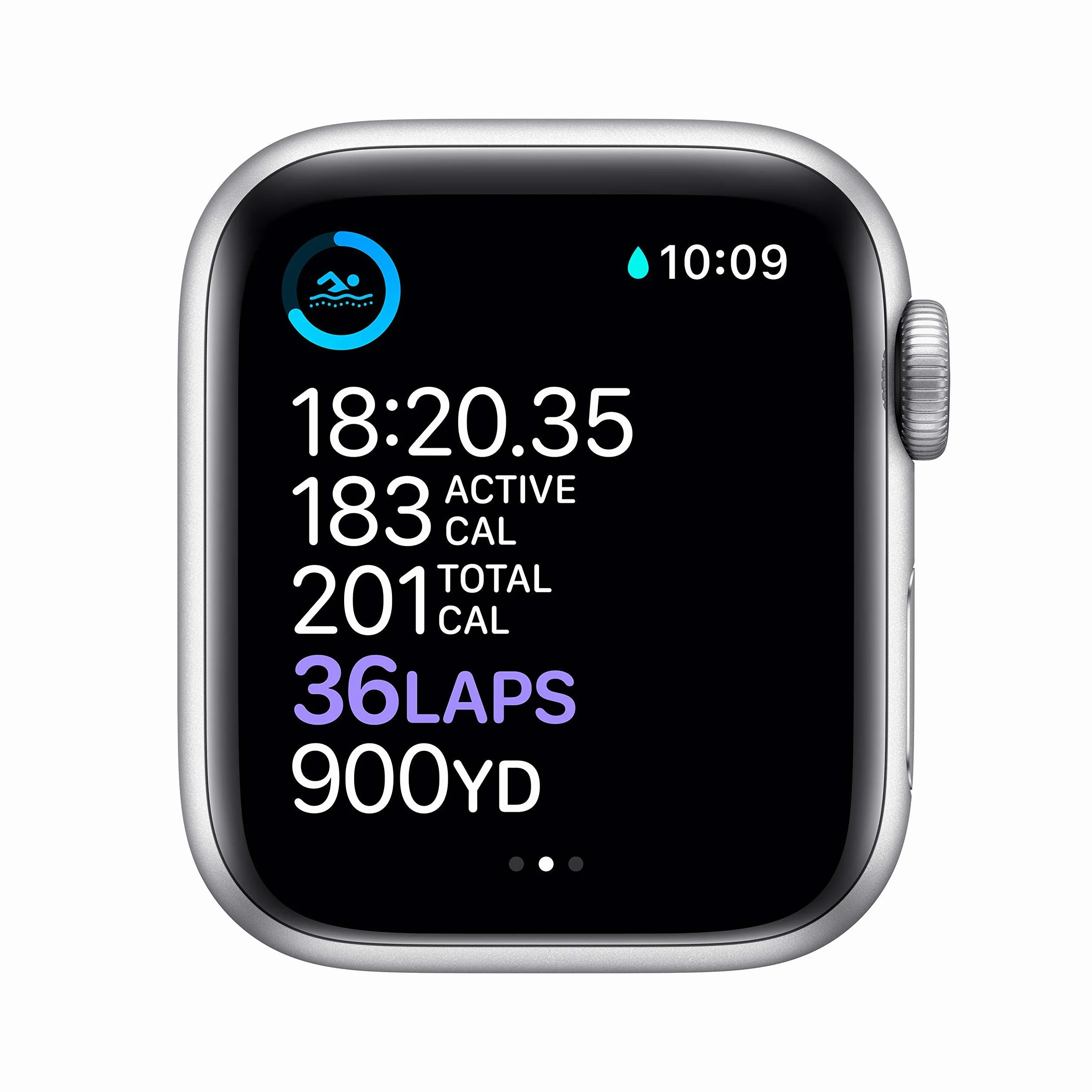 Apple Watch Series 6 (GPS + Cellulare, 40MM) Cassa In Acciaio Inossidabile Argento con Cinturino Sport Bianco (Ricondizionato)