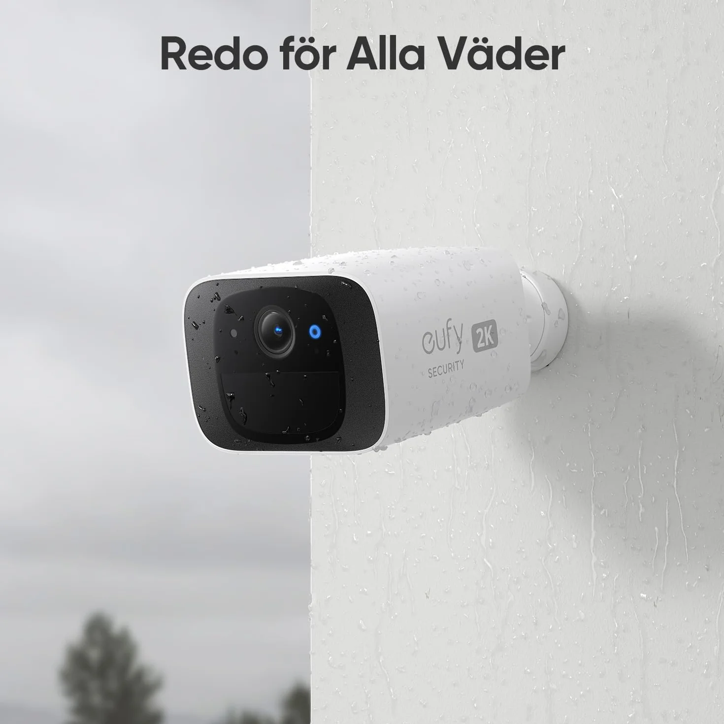 eufy Security SoloCam C210 - Telecamera di sicurezza per esterni wireless, risoluzione 2K, resistente alle intemperie IP67, senza canone mensile, Wi-Fi a 2,4 GHz (Ricondizionato)