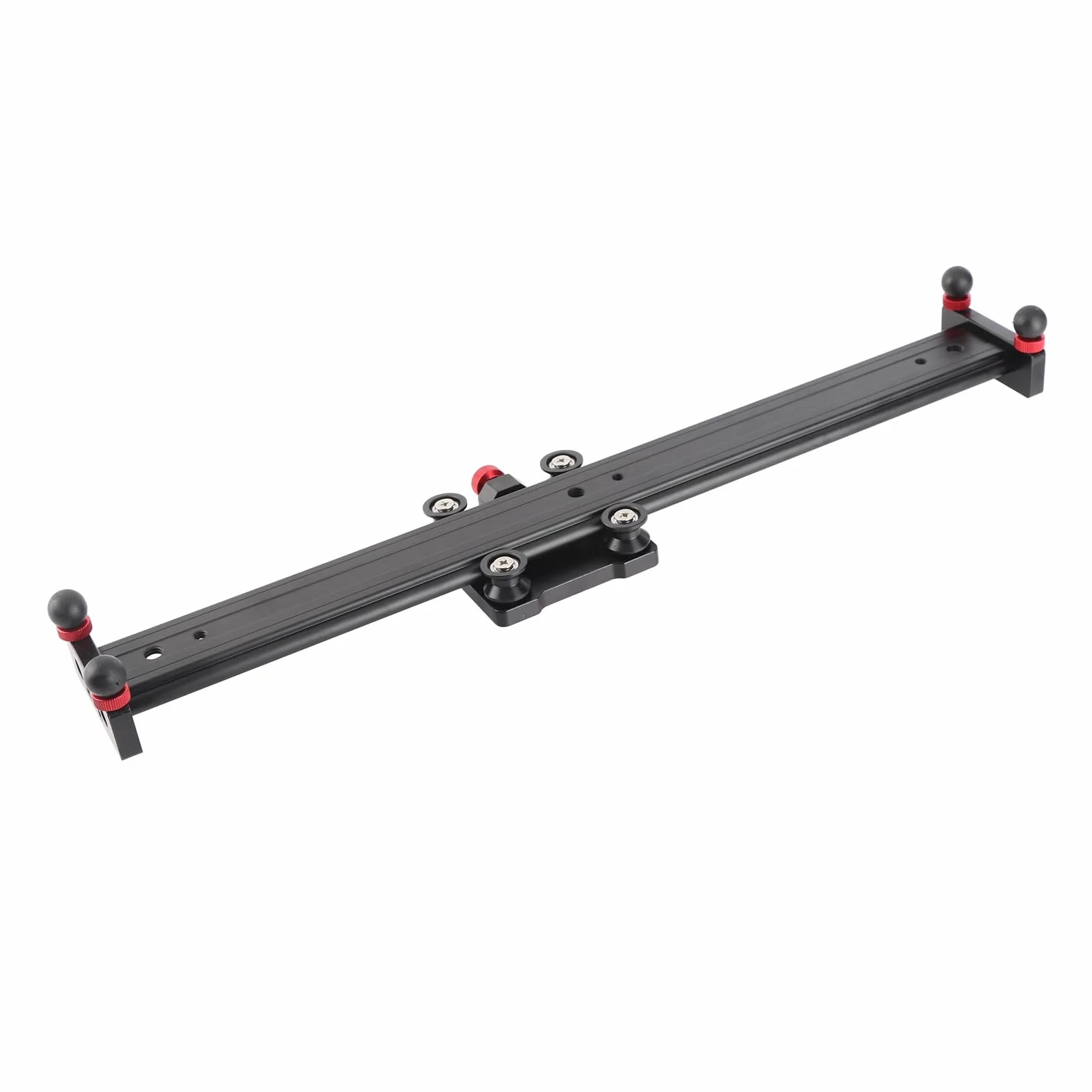 40 Cm/16 Pollici in Lega di Alluminio per Fotocamera Slider Video Stabilizzatore Binario per Fotocamera DSLR Videocamera DV Fotografia di Film, Carico Fino a 11 Libbre