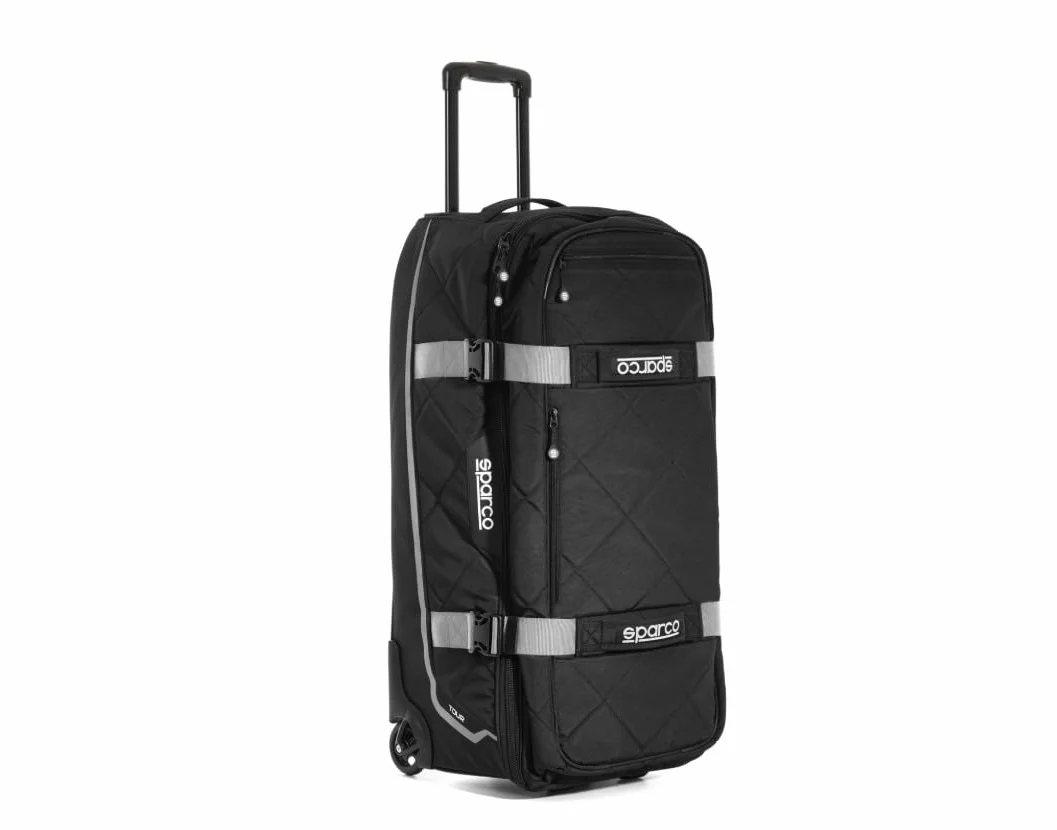 Sparco S016437NRSI Borsa Tour, Nero/Argento
