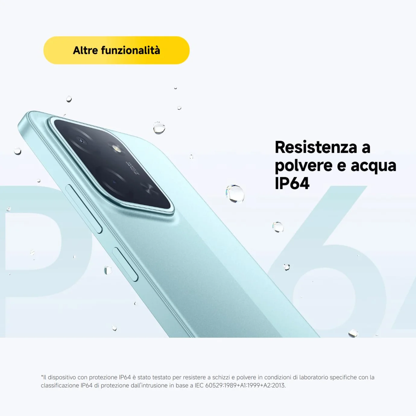 XIAOMI POCO C85, Smartphone 6+128GB, Display 6,9" 120Hz 7,99mm Design, MediaTek Helio G81-Ultra Octa-core, Doppia fotocamera AI da 50MP, 6000mAh, garanzia di 2 anni, Nero, Caricabatteria non incluso