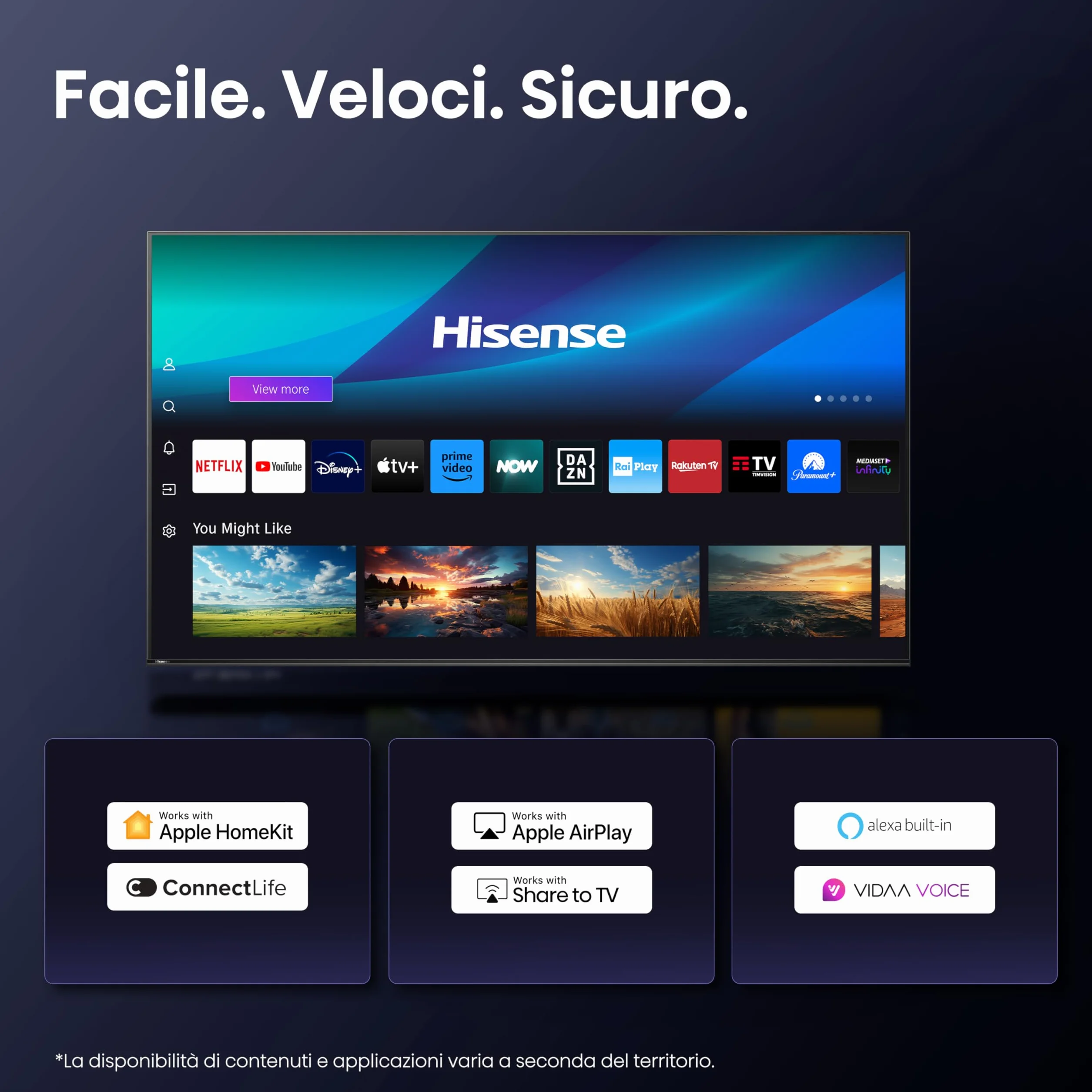Hisense 50" Mini-LED 4K Smart TV 50U72Q 144Hz Dolby Vision IQ HDR10+ Game Mode PRO Dolby Atmos 2.1