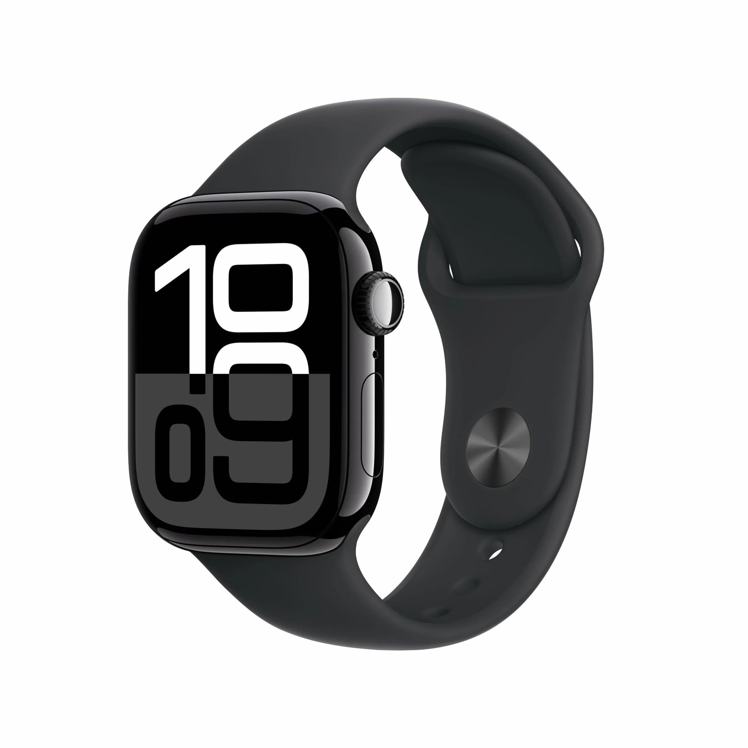 Apple Watch Series 10 [GPS+ Cellular, 42mm] - Cassa in alluminio Nero Black con Banda Sportiva Nera, S/M (Ricondizionato)