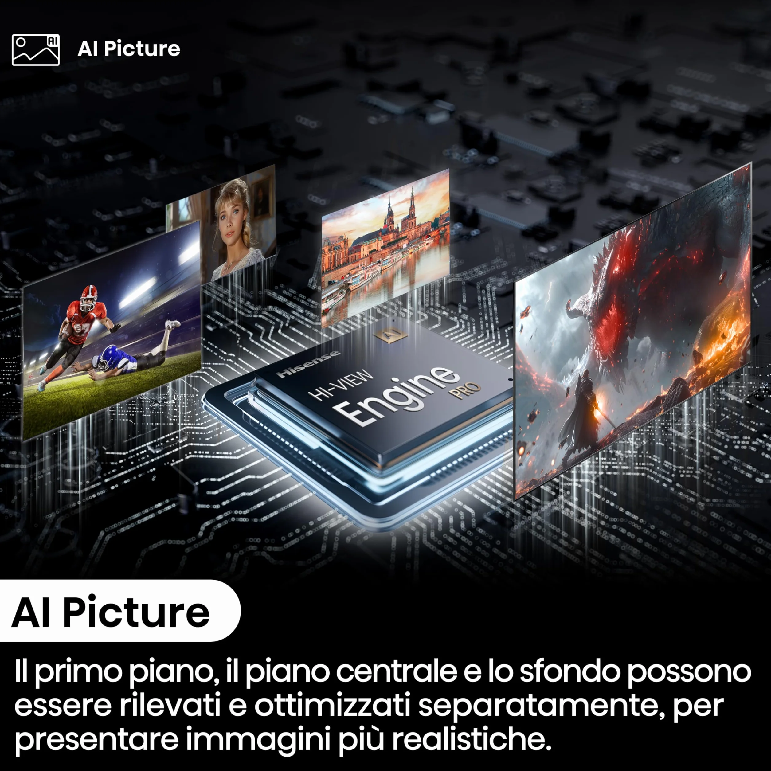 Hisense TV 65" OLED 4K 65A8DN Smart TV VIDAA U8 Dolby Vision IQ HDR 10+ 120Hz Game Mode PRO Dolby Atmos