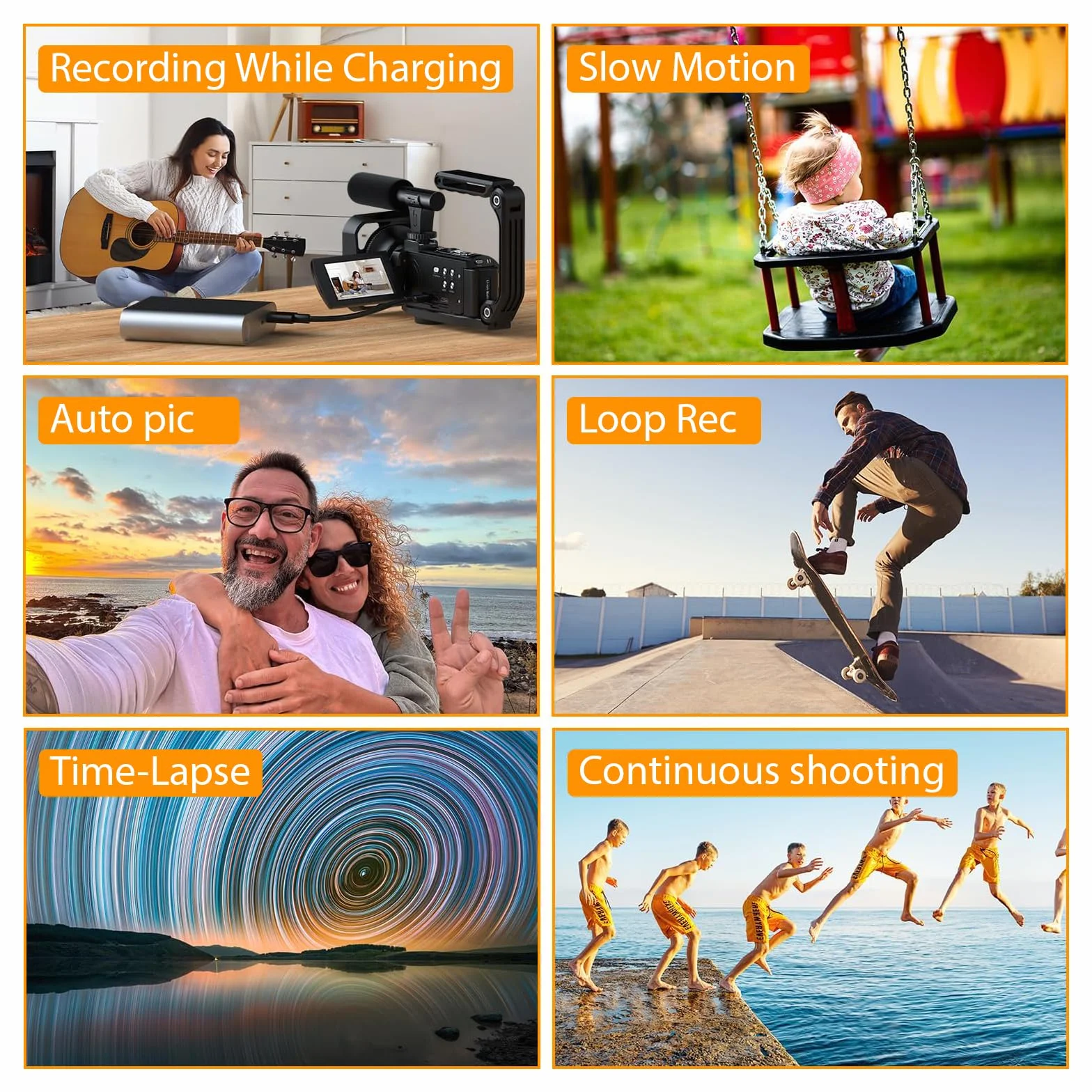 Videocamera 4K 48MP Camcorder per YouTube, 21X Zoom Digitale Videocamere, Schermo Rotante 270° 3" Vlog Camera, Video Camera con Cavo HDMI, Microfono, Telecomando, 2 Batterie (32GB Videocamera)