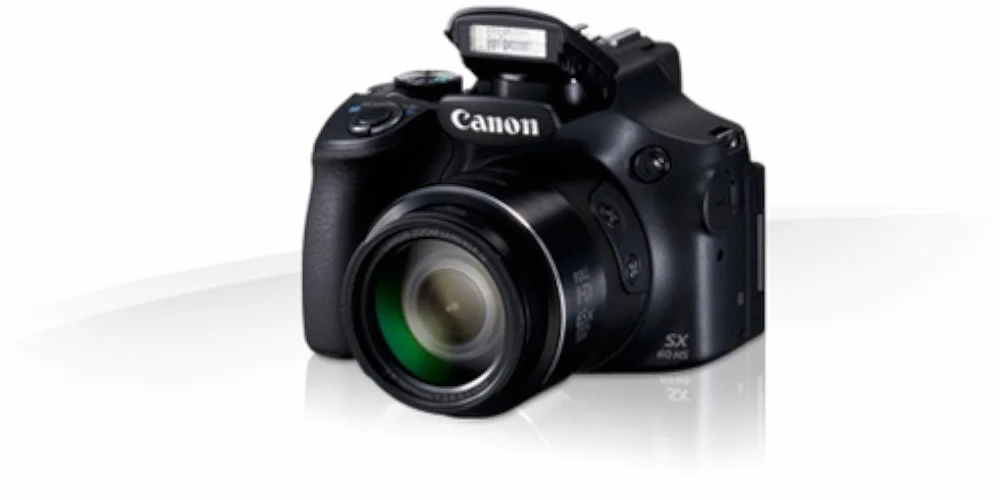 Canon PowerShot SX60 HS Fotocamera Compatta Digitale, 16 Megapixel, Nero/Antracite [Versione EU]