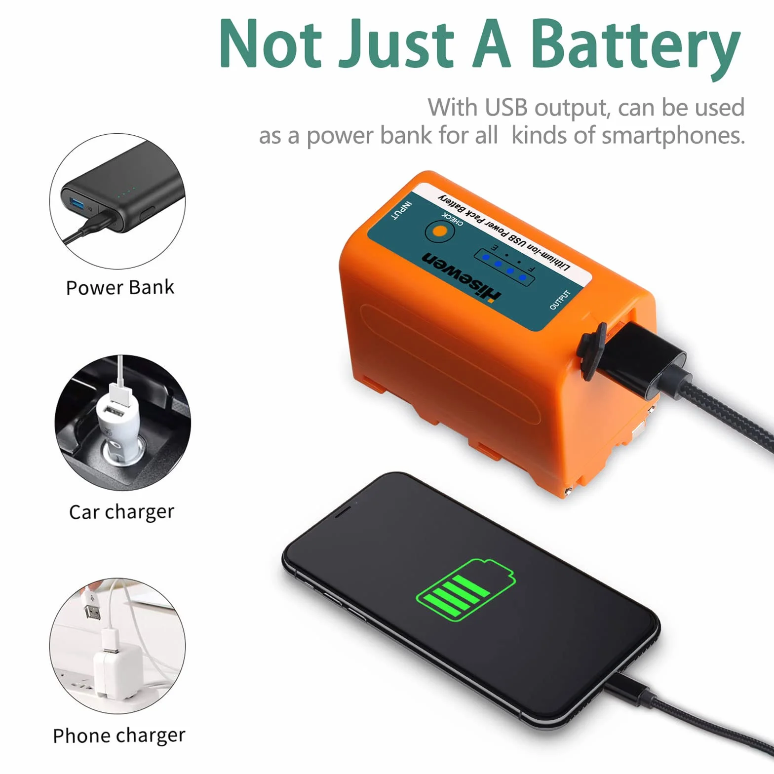 Confezione da 2 batterie NP-F750 con porta di ricarica USB per Sony NPF F960 F970 F750 F550 F980 F930 F770, NP-F batterie per YONGNUO Godox YN660 LED308