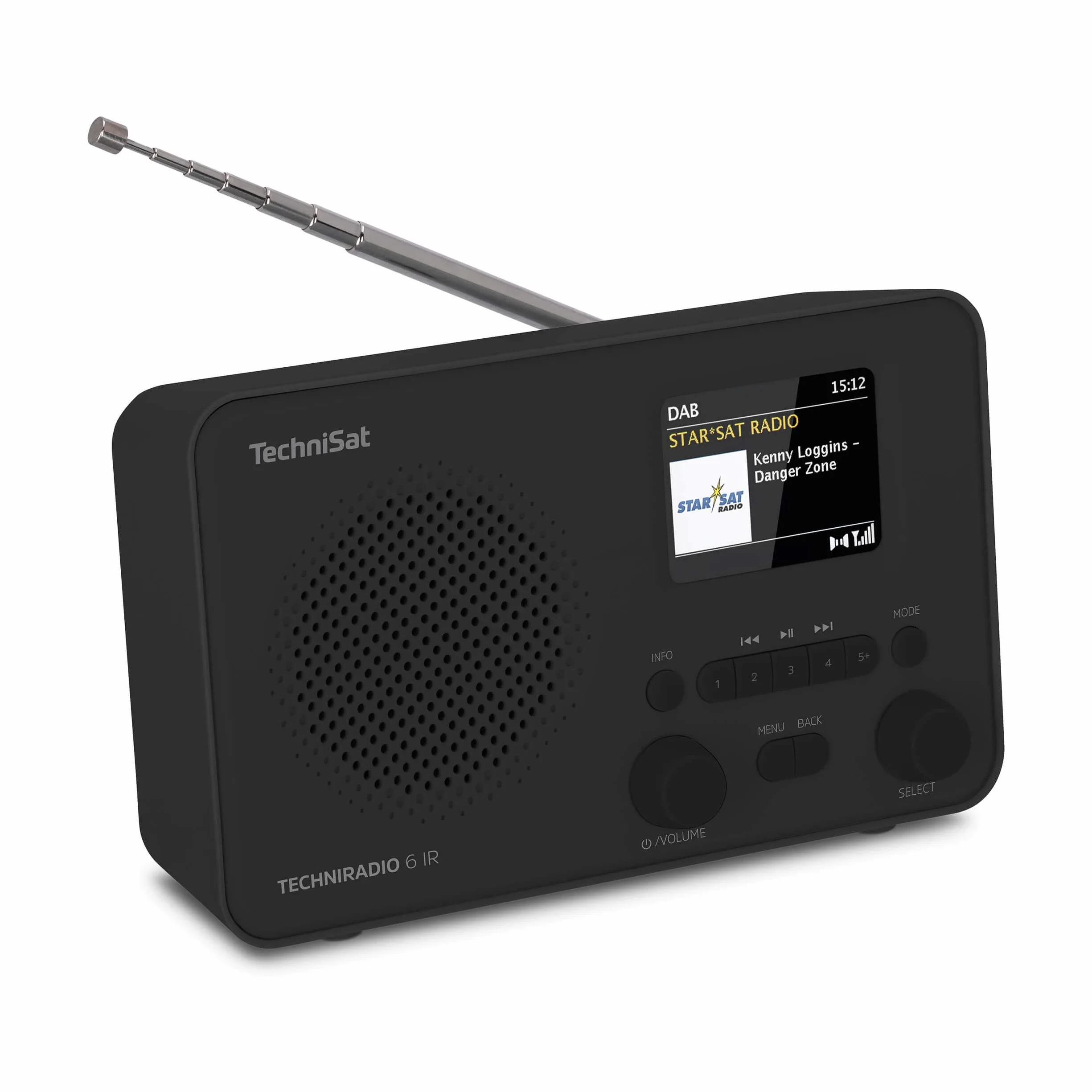 TechniSat TECHNIRADIO 6 IR Radio Internet portatile DAB+ UKW WLAN Bluetooth nero