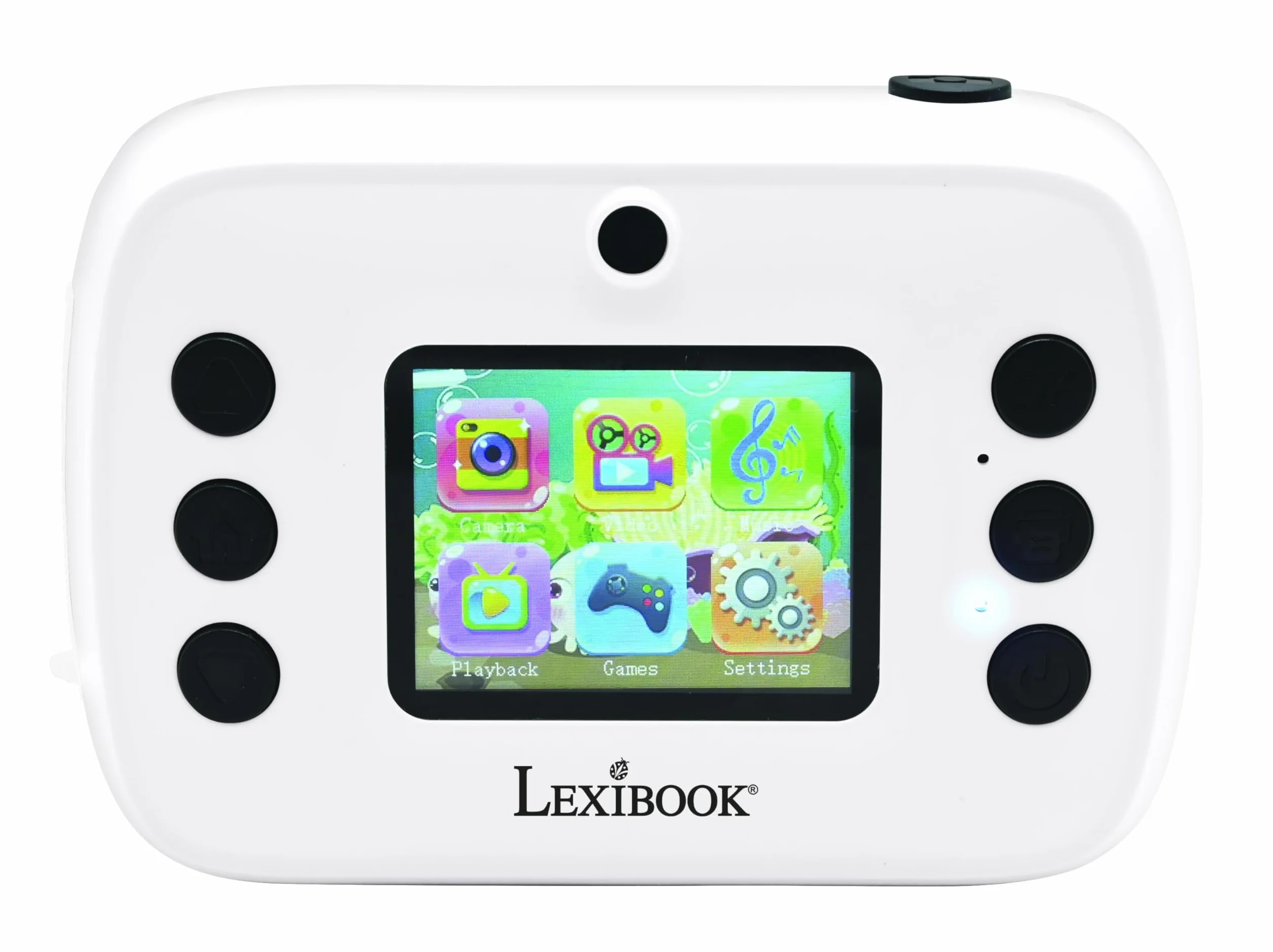 Lexibook StarCAM Print, Confezione di fotocamera con stampante istantanea, funzione foto e video, scheda SD da 32 GB e kit di personalizzazione foto inclusi, DJ150LXB