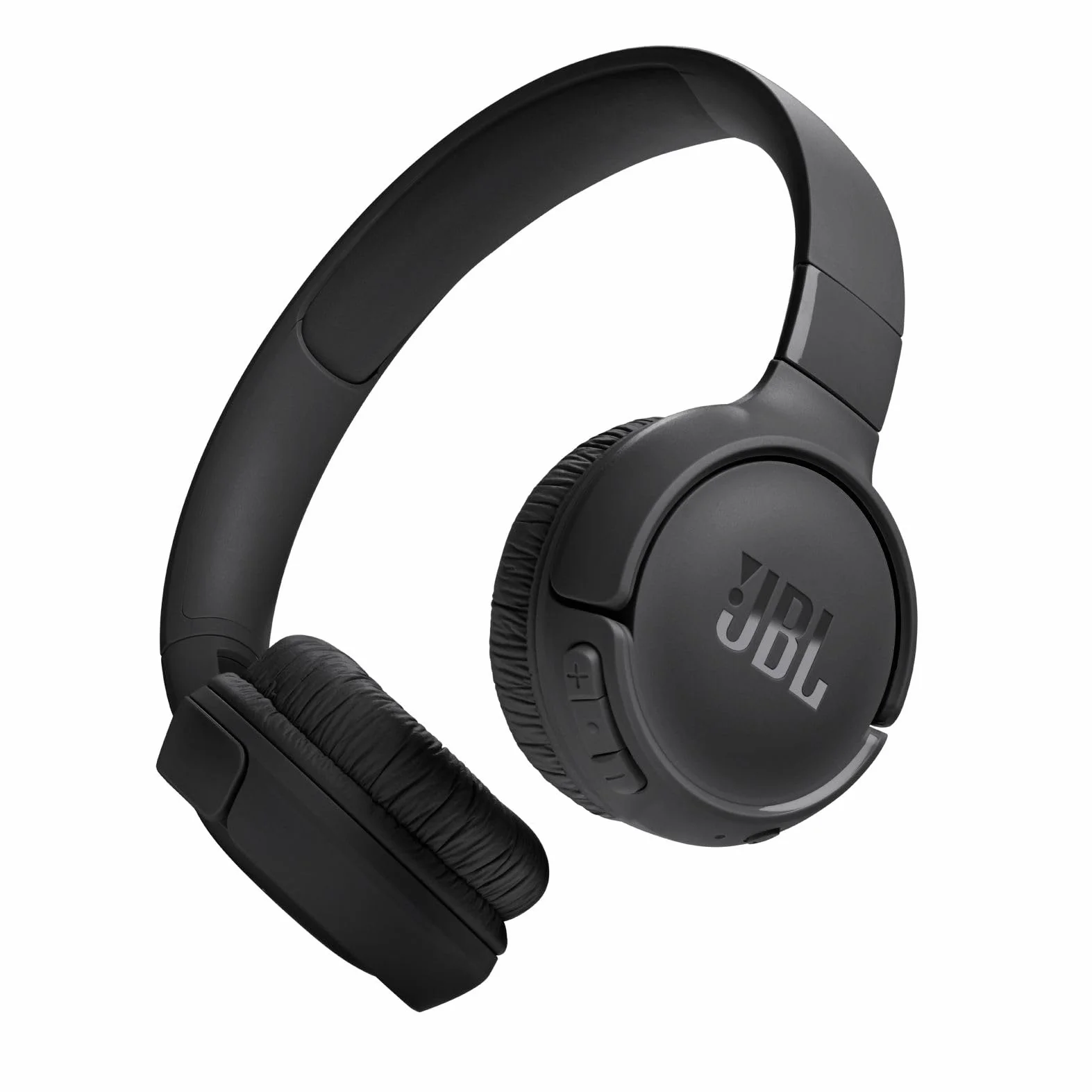 JBL Tune 520 BT Cuffie On-Ear Bluetooth Wireless, Pieghevoli e Leggere, Microfono e Comandi su Padiglione con Voice Aware, JBL Pure Bass, Connessione Multipoint, fino a 57 ore di Autonomia, Nero