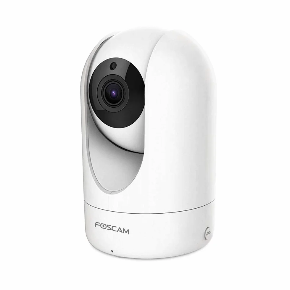 Foscam R4M - Super HD Ip WLAN Dual Band Videocamera di sorveglianza Ip con 4 MP e 10 m Visione Notturna I WiFi con rilevazione di Movimento I Sistema Audio a 2 Vie con Slot per schede microSD