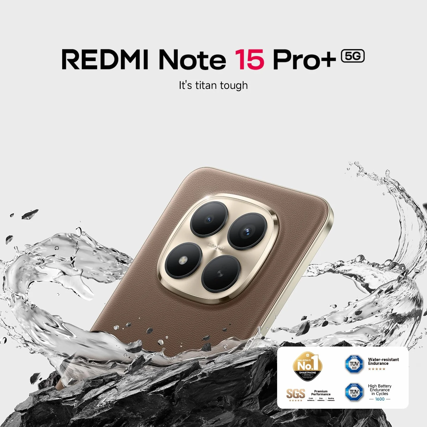 Redmi Note 15 Pro+ 5G 8+256 Black (No power adapter included)