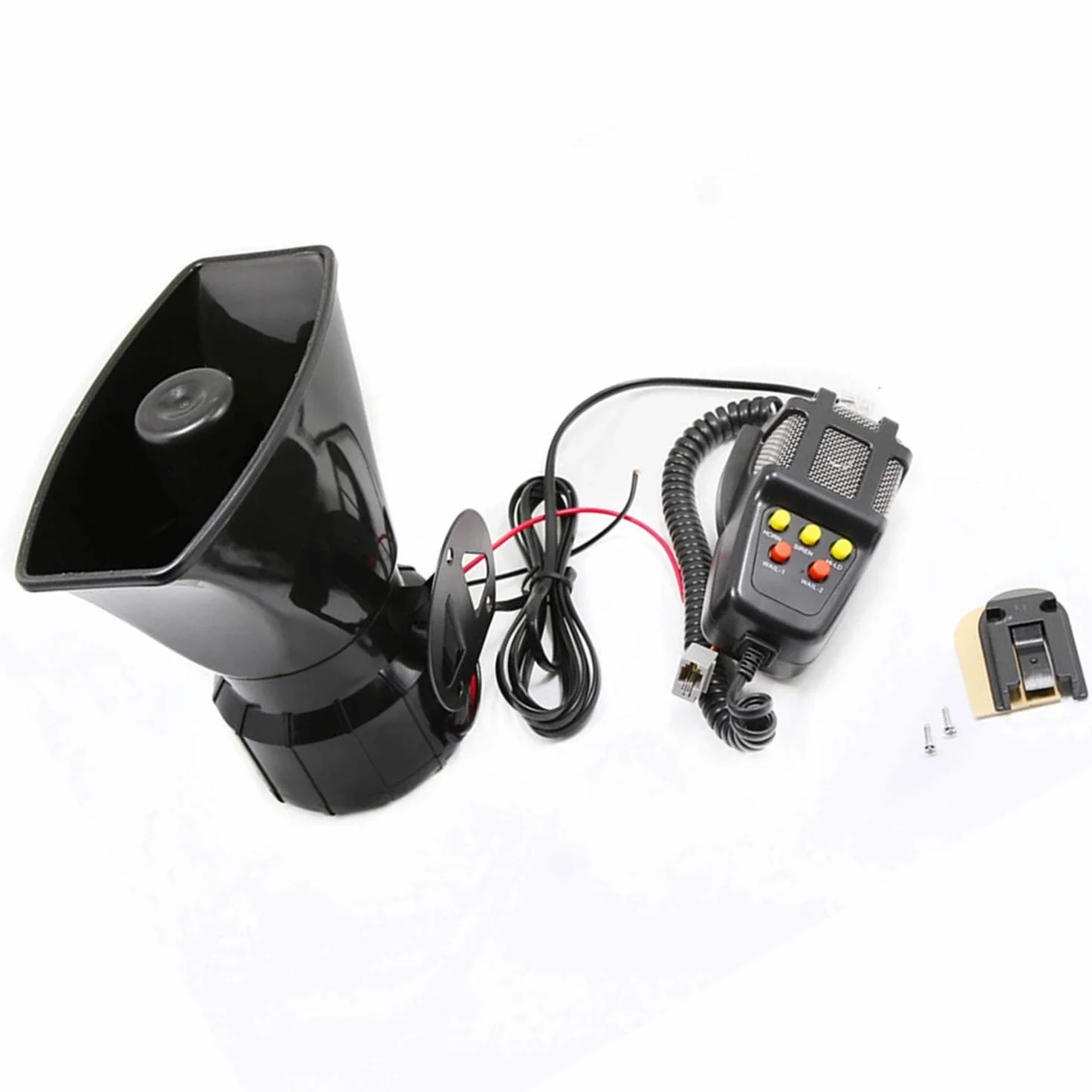 Avvisatore acustico per auto Megafono 130DB Altoparlante Sirena 12V Car Truck Barca SUV