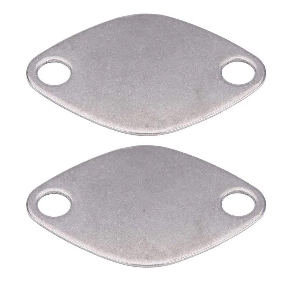 Yctze EGR Piastra di blocco valvole, EGR Valvola di blocco piastre Acciaio inossidabile per verschlussplatte agr ventil passat b7 05 golf egr delete plates cache vanne egr leon 1m 130cv vanne egr per