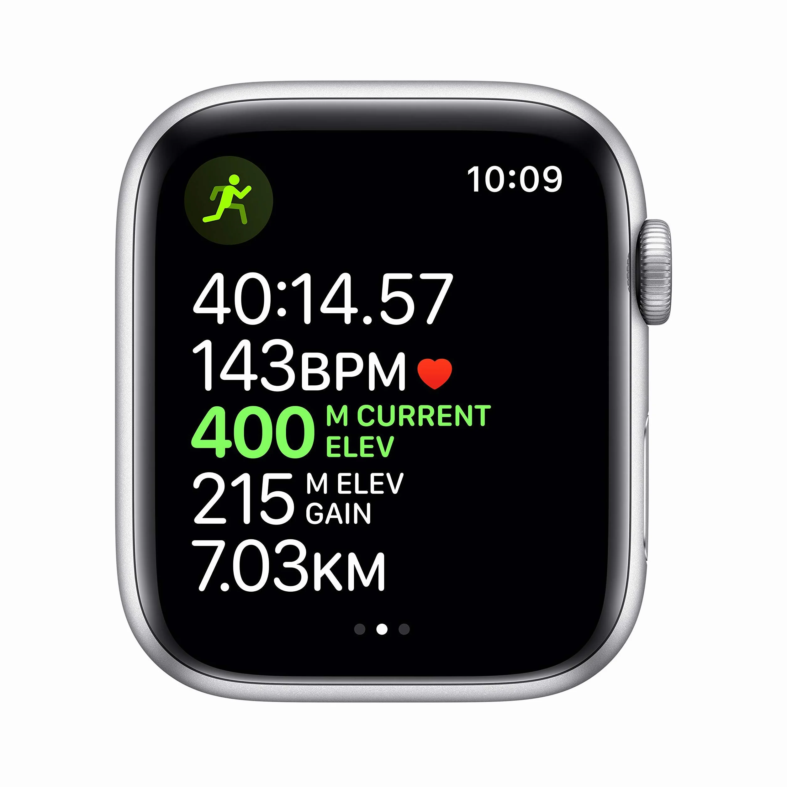 Apple Watch Series 5 44mm (GPS + Cellular) - Cassa In Alluminio Color Argento Con Bianco Cinturino Sport (Ricondizionato)