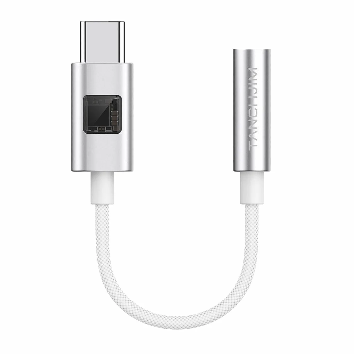 TANCHJIM STARGATE II Amplificatore per Cuffie Portatile, Adattatore Audio HiFi da Type-C a 3.5mm, DAC CS43191, Decodificatore 32Bit/384kHz e DSD64/128/256 con DSP per Smartphone, Tablet e PC