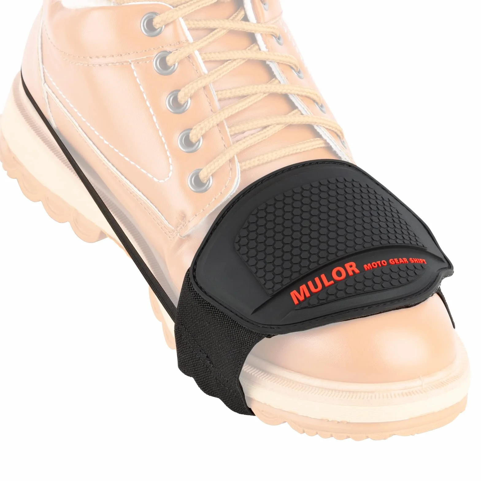 Protezione Scarpe Moto Leva Cambio Copriscarpe per Scarpe da Moto Antiscivolo e Anti Caduta (Confezione da 1)