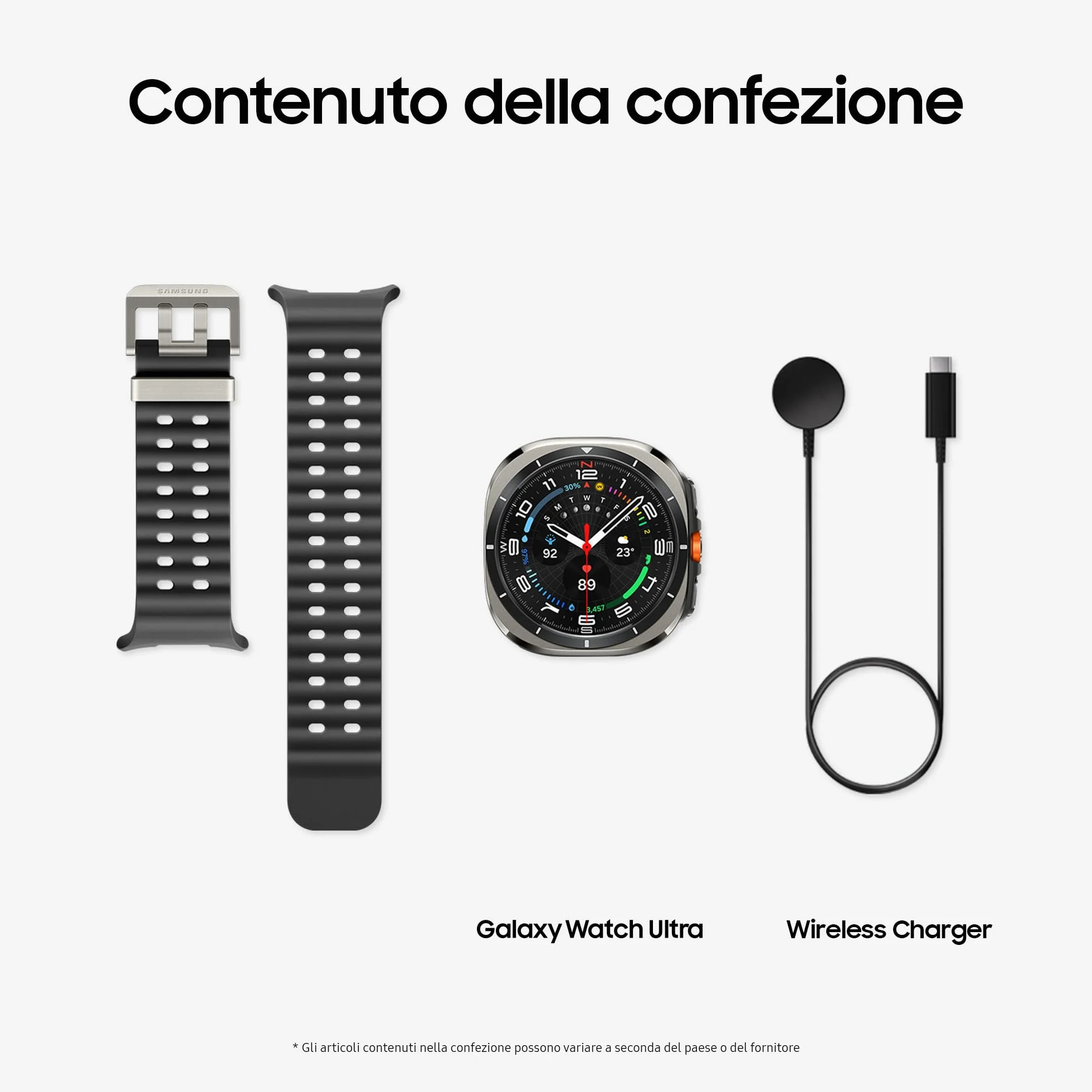 Samsung Galaxy Watch Ultra 2025 (Titanium Silver, LTE, 47mm) Smartwatch Galaxy AI, Design Resistente agli Urti, Batteria a Lunga Durata, Cassa in Titanio di Grado Aerospaziale [Versione Italiana]