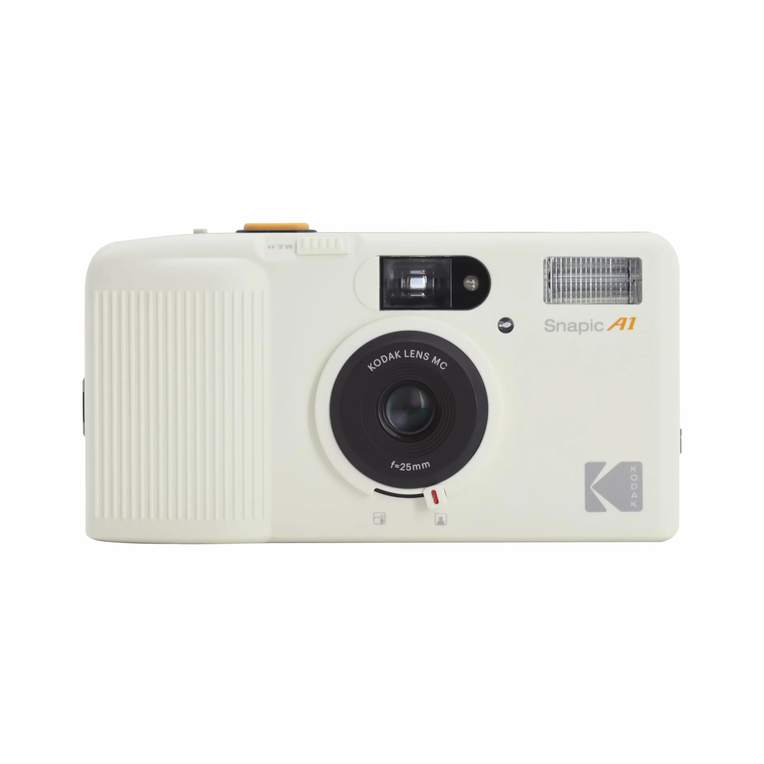 KODAK Snapic A1 35mm Film Camera, 35mm, Riutilizzabile, 2-Zone Focus, Leggero, Compatto (Avorio Bianco) (Film & Batteria AAA non sono Inclusi)