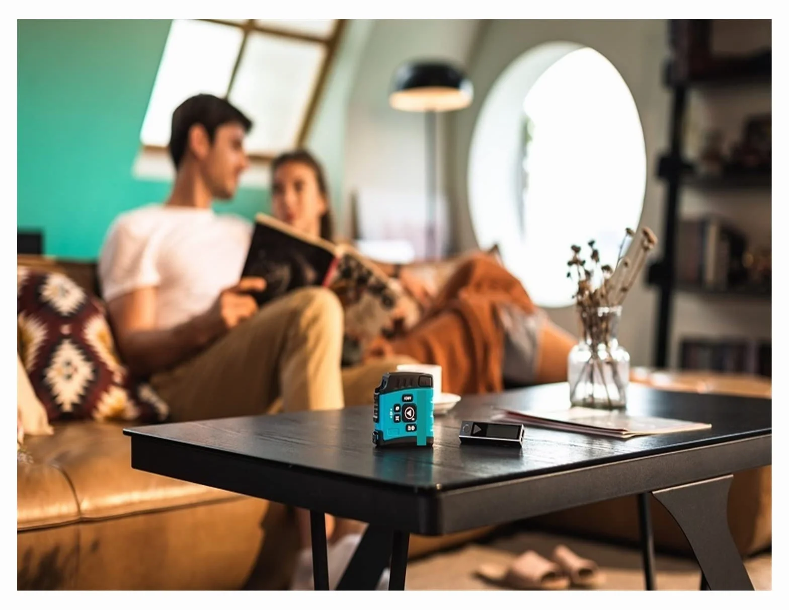 Mirino Telemetro DT20 Misuratore di Distanza 3 in 1 Misuratore di Nastro Intelligente Misuratore di Nastro con Display Digitale(Bluetooth,40m)