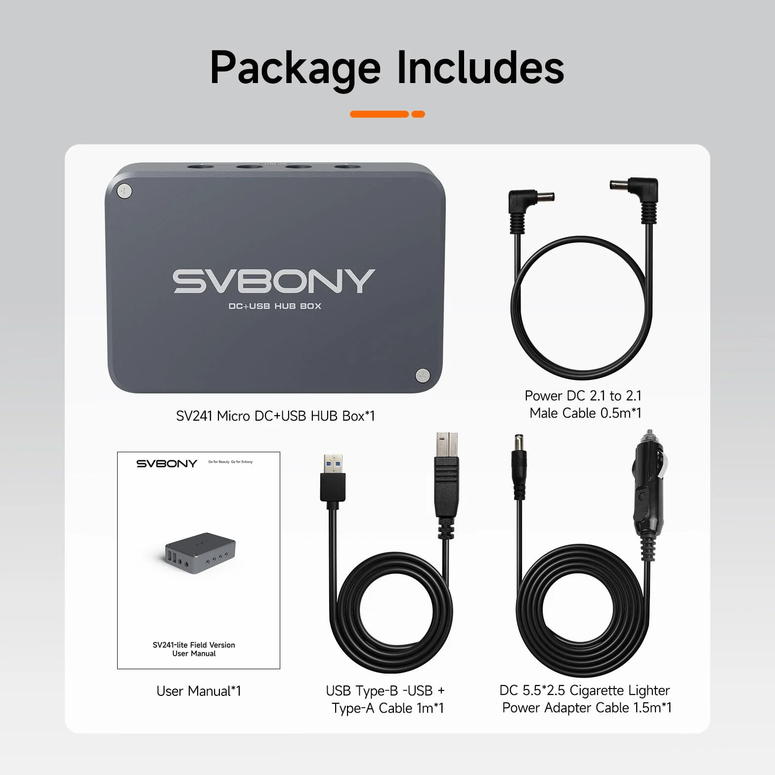 Svbony SV241 USB Controllo Hub per Astronomia, Accessorio per Telescopio Astronomico per Adulti, Adattatore Tascabile con 6 DC Uscite di Alimentazione, r Fotografia Lunare, o del Cielo Profondo