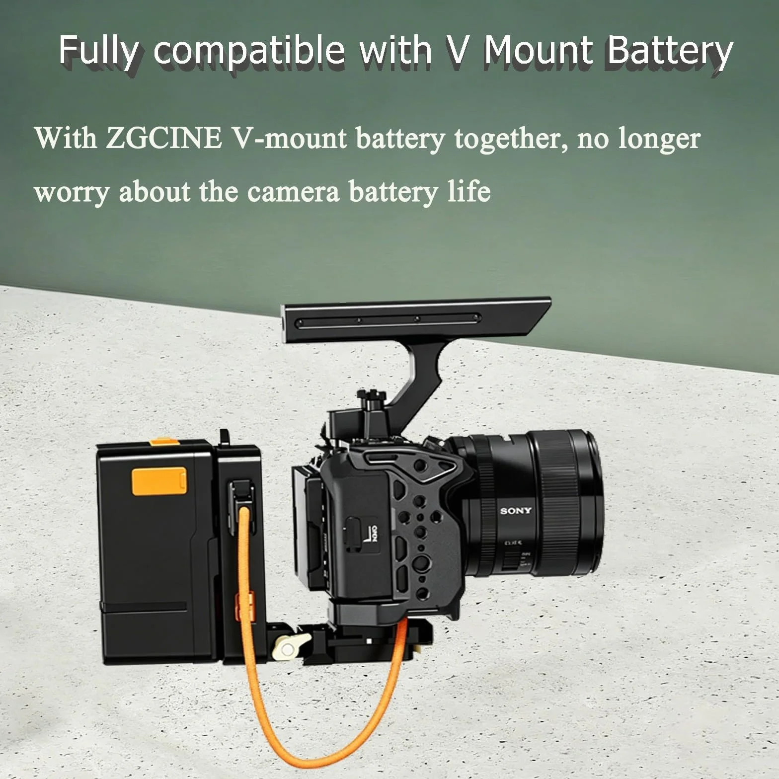 ZGCINE D-Tap a NP-FZ100 Batteria Fittizia per Sony, Connettore D-Tap Ruotabile a 180°, Uscita Regolata a 8.4 V, Compatibile con Sony A7IV A7III A7SIII A7RV FX3 FX30 A7CII A6700 ZV-E1 ZV-E10II A1 A9III
