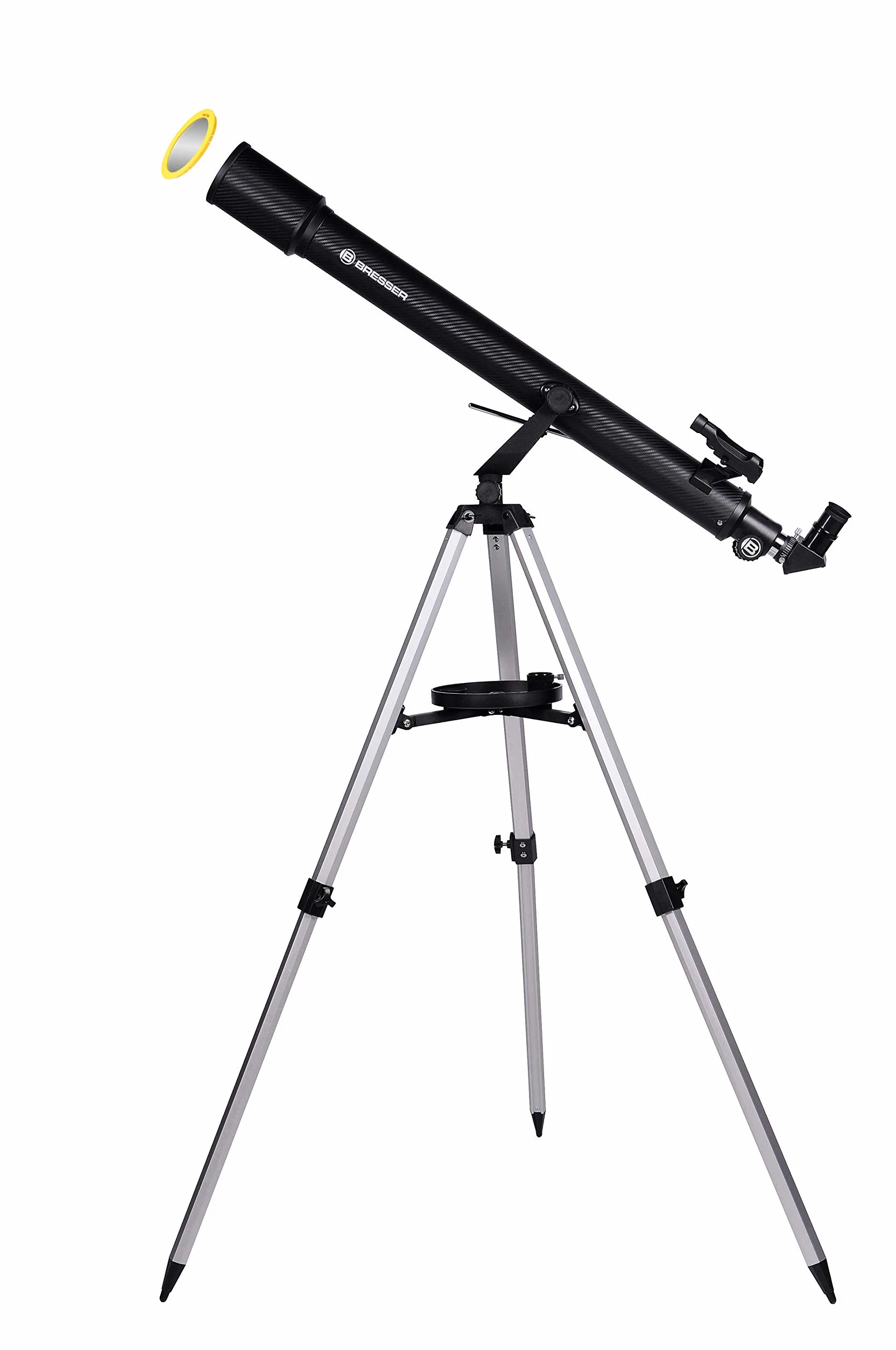 BRESSER Telescopio rifrattore Bresser Sirius 70/900 AZ con adattatore per fotocamera smartphone