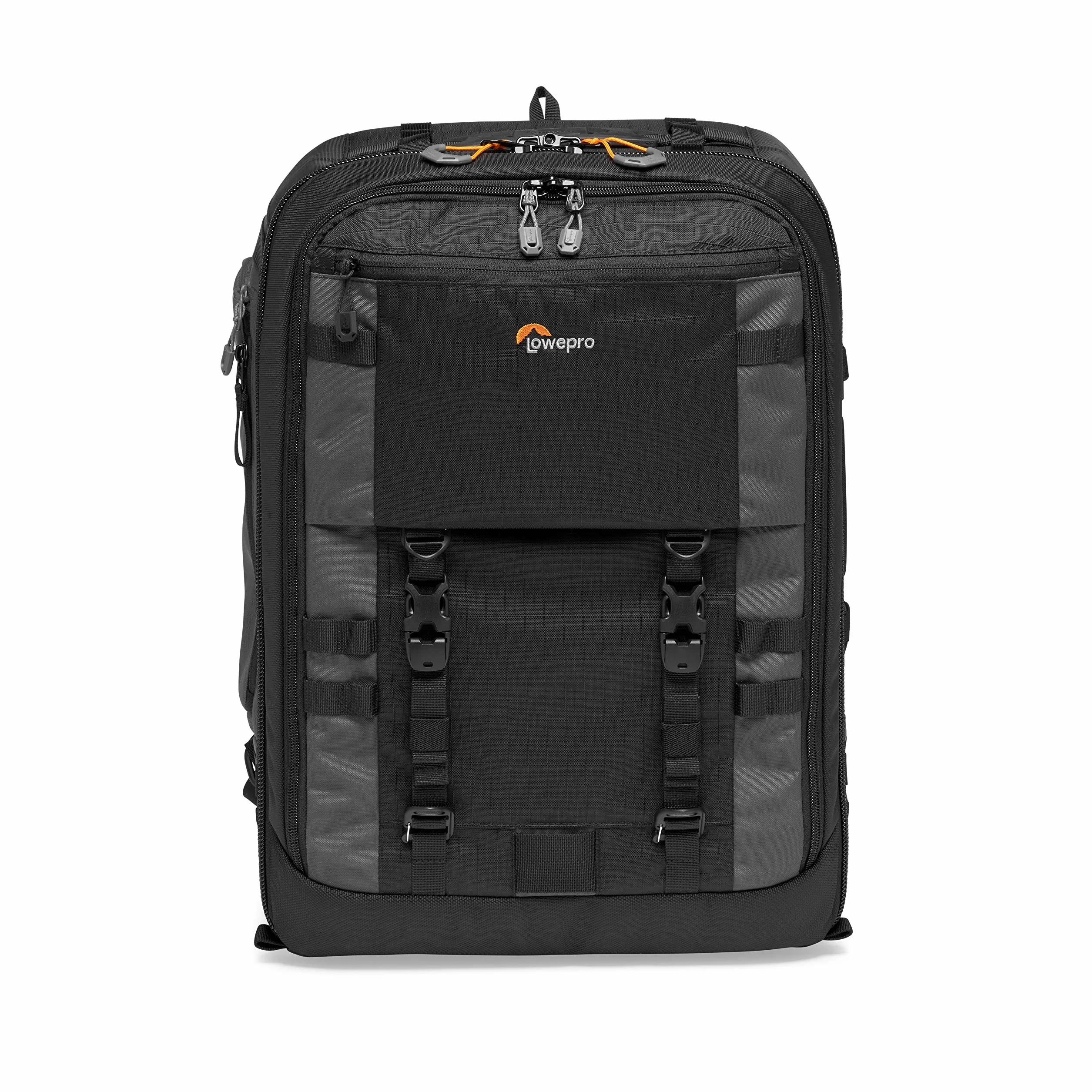 Lowepro Pro Trekker BP 450 AW II, Zaino per Fotocamera, Tessuto Riciclato, Laptop/Tablet da 15", Divisori MaxFit, Copertura Impermeabile, Custodia per Fotocamera Mirrorless/DSLR, Nero/Grigio Scuro