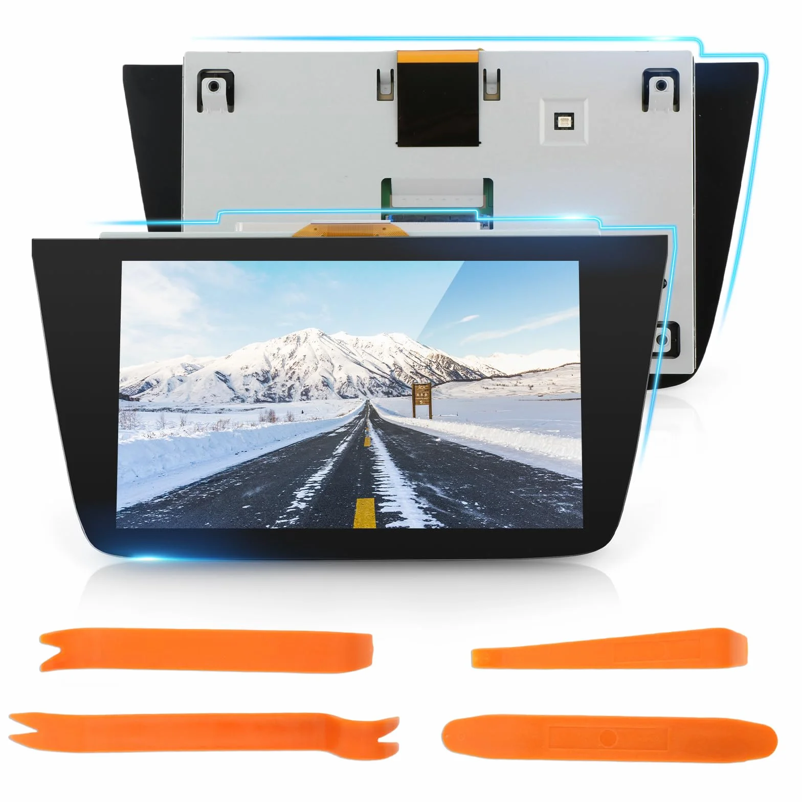 8 Pollici LQ080Y5DZ10 LCD Schermo LCD per Opel Vauxhall Navi 900 Touch Screen Vetro LCD Display per Opel Astra K MK7 2015-2020 Touch Screen Vetro con 4 Strumenti XX