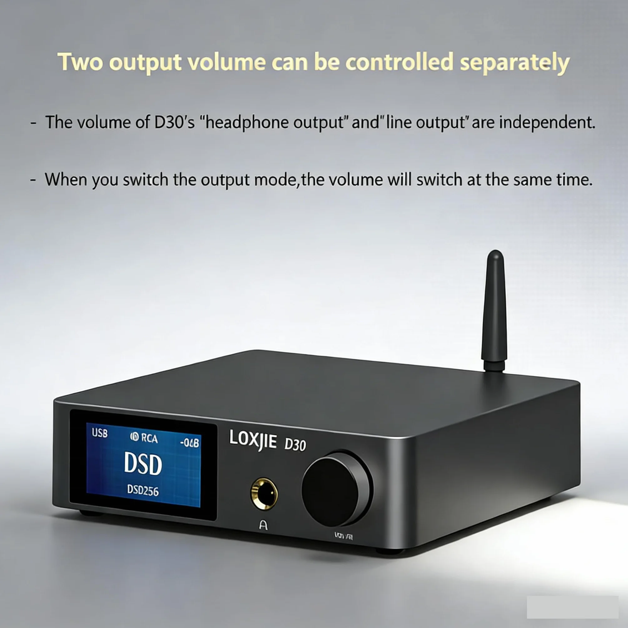 LOXJIE D30 DAC audio amplificatore cuffie ES9068AS XMOS PCM 32bit/768kHz MQA DSD512 Bluetooth 5.0 APT-X