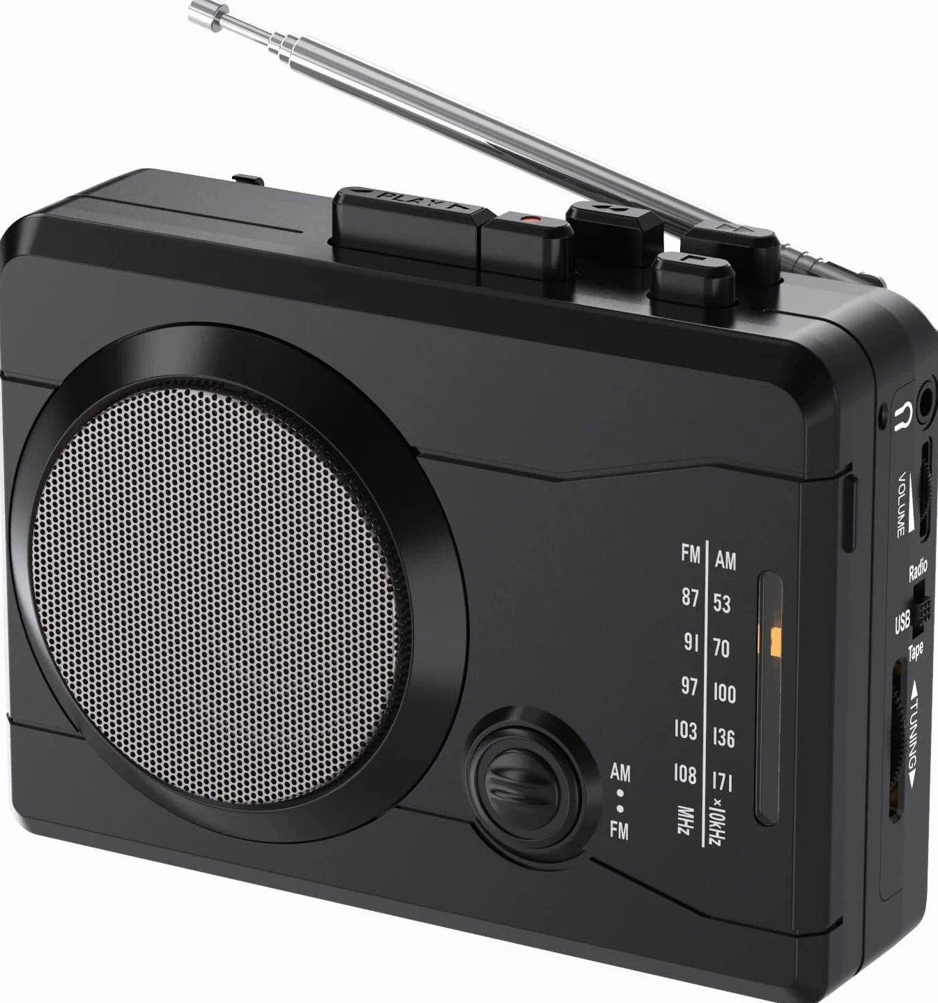 DIGITNOW! Lettore di cassette USB Registratore audio con altoparlante convertitore MP3