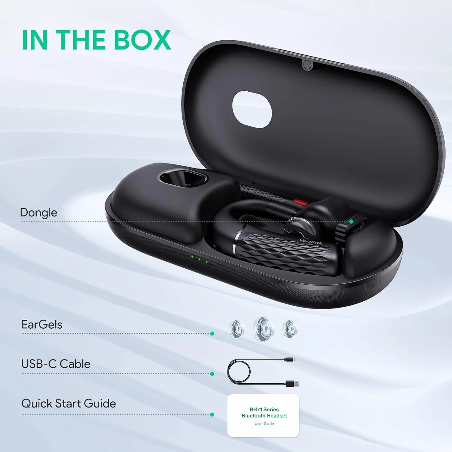 Yealink BH71 Pro Auricolare Bluetooth senza fili con dongle