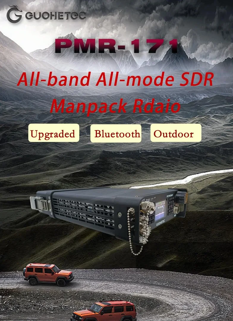 GUOHETEC PMR-171 All-band All-mode SDR CB Radio 100KHz-2GHz 20W