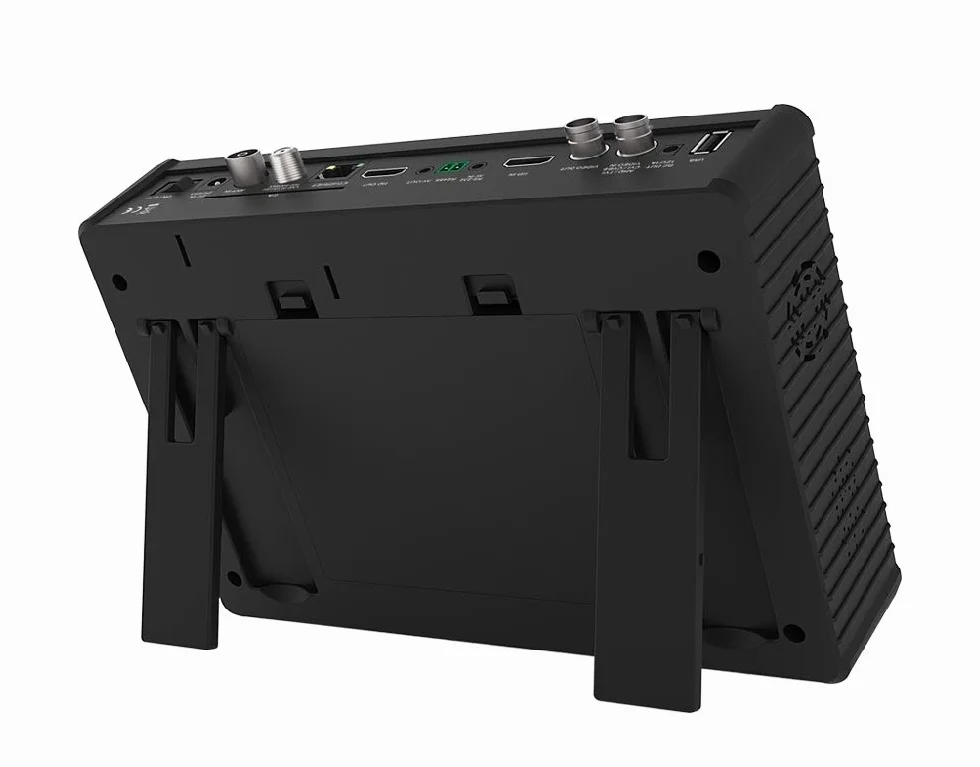 Edision Multi-Finder manometro per satellitare DVB-S/S2 terrestre DVB-T/T2 cavo DVB-C segnali H.265/HEVC & CCTV Tester, Nero